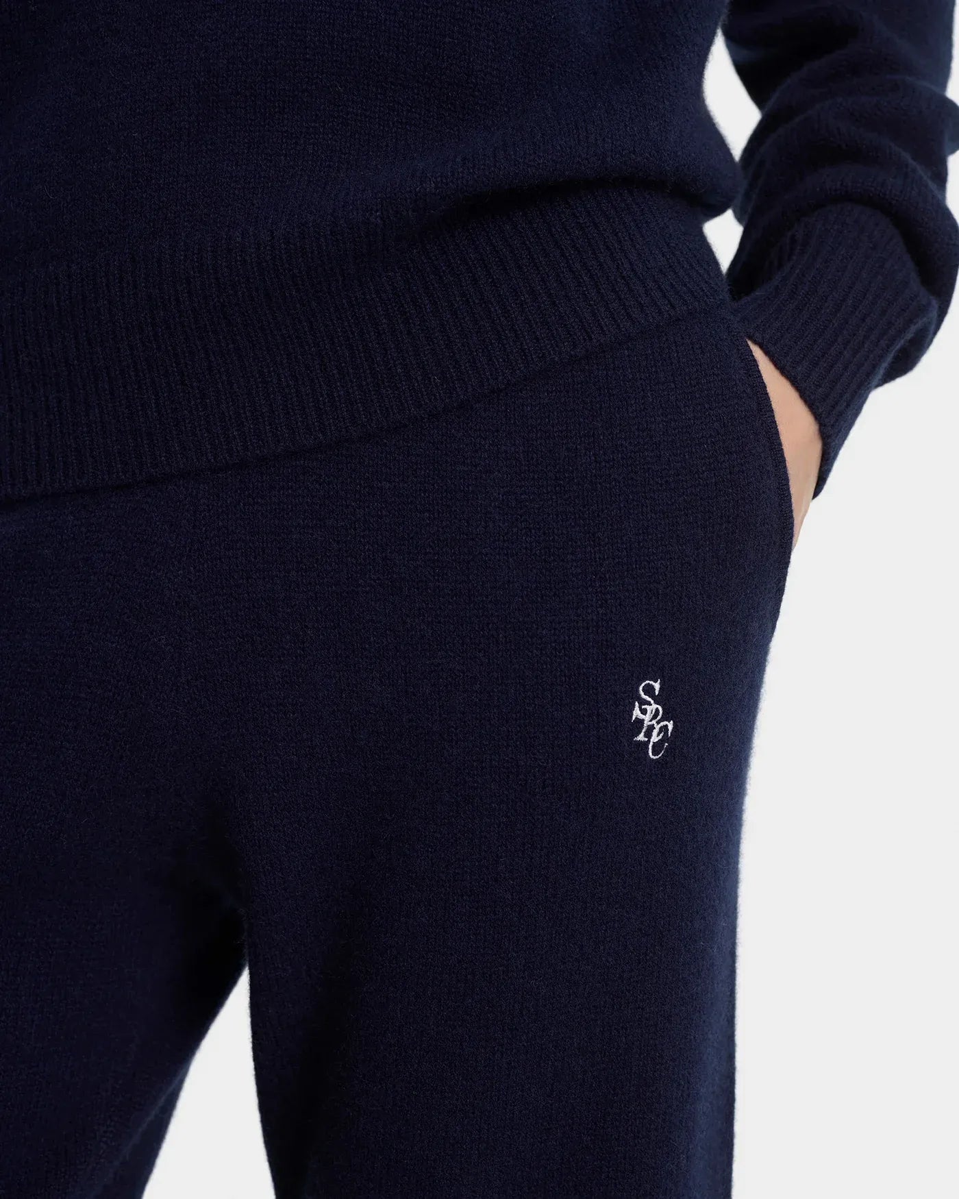 SRC Cashmere Trousers in Blue
