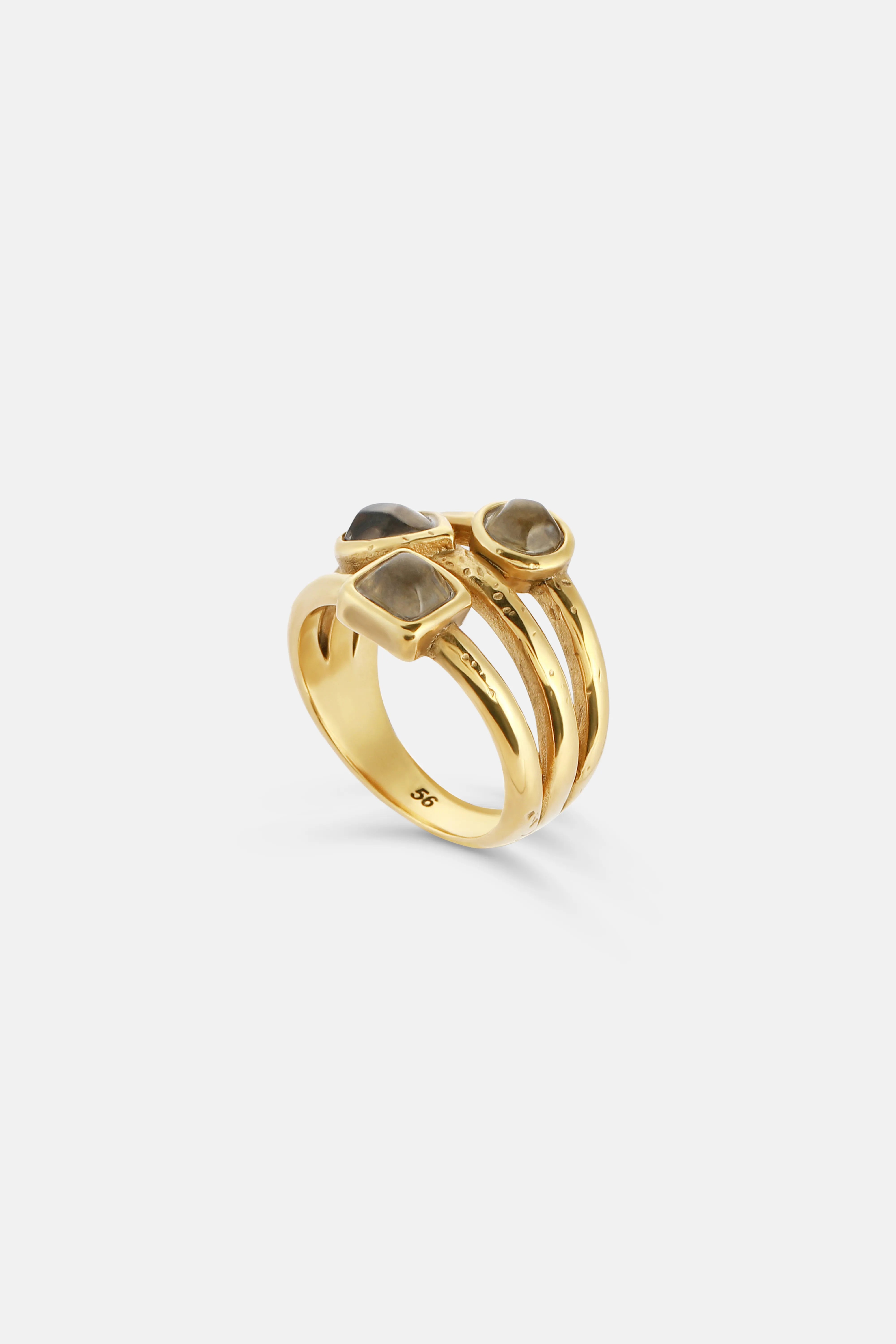 Mini Cabochons Ring in Gold