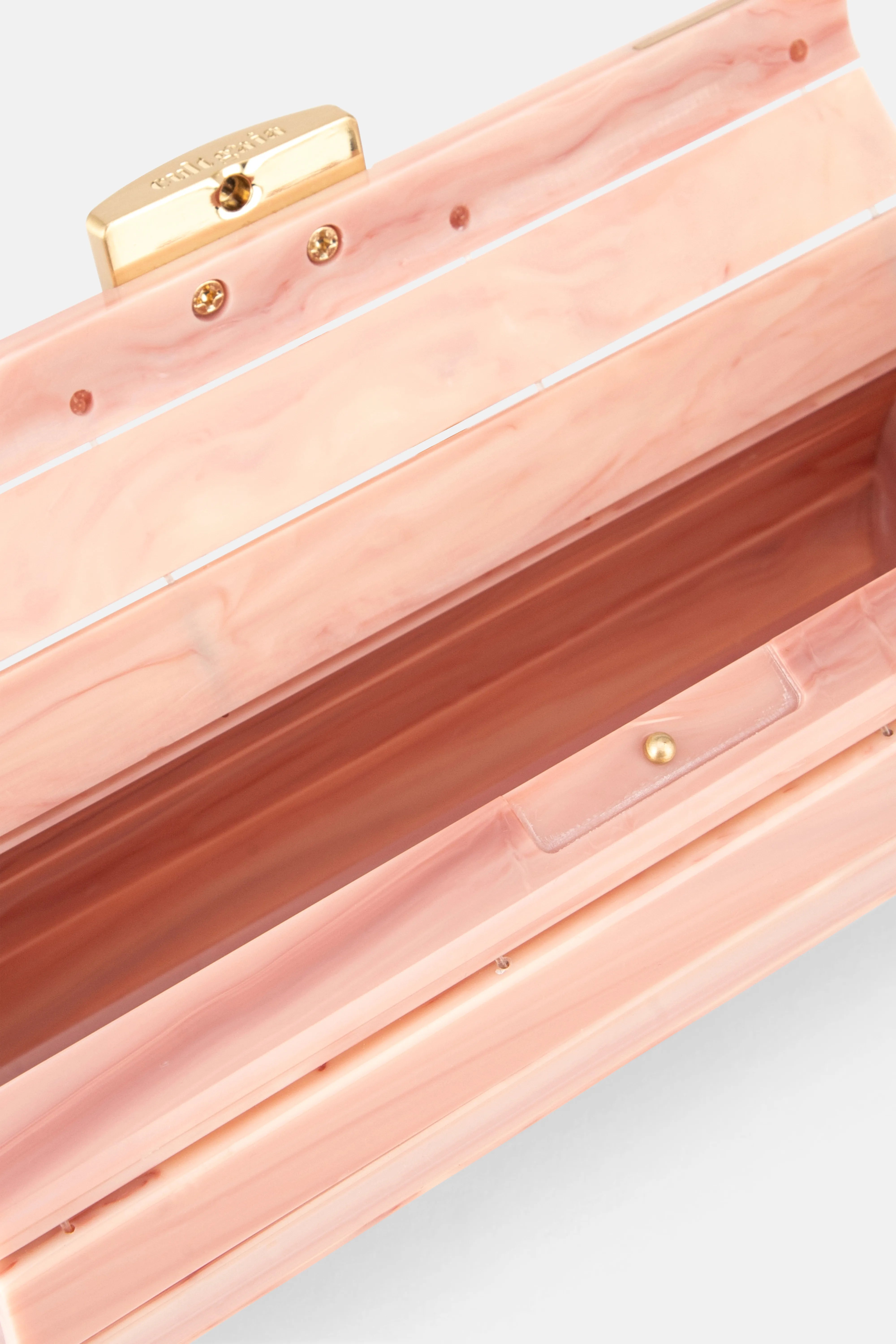 Rolie Polie Mini Clutch Bag in Pink