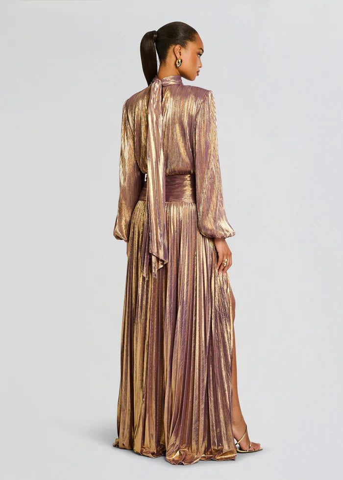 Brienne Evening Dress in Gold
