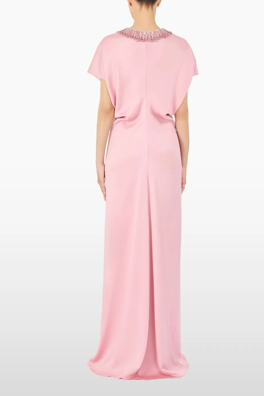 Novak Embellished Evening Dress in Pink