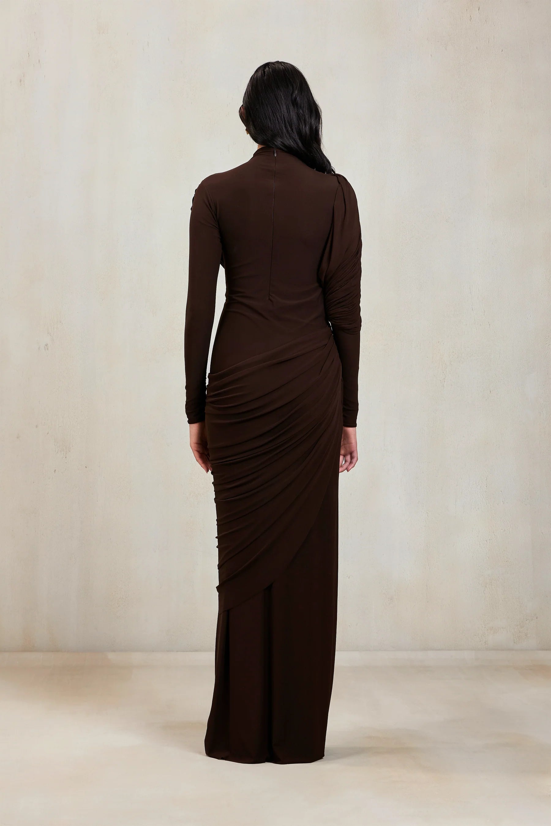 Donna Maxi Dress in Brown