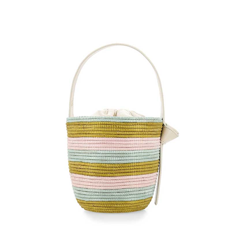 Mint Pink Stripe Lunchpail