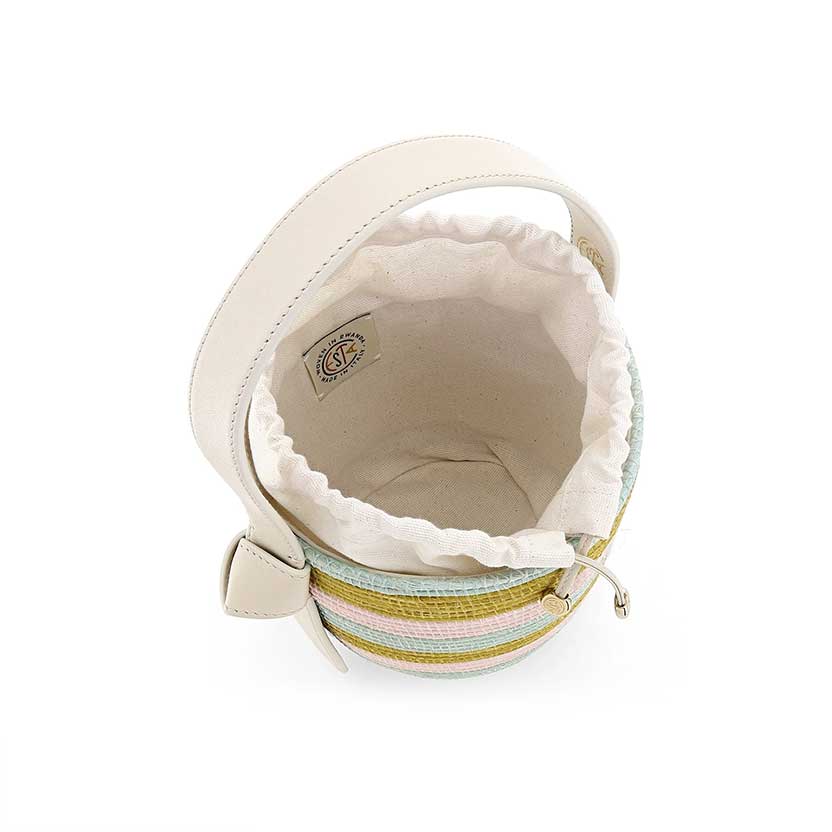 Mint Pink Stripe Lunchpail