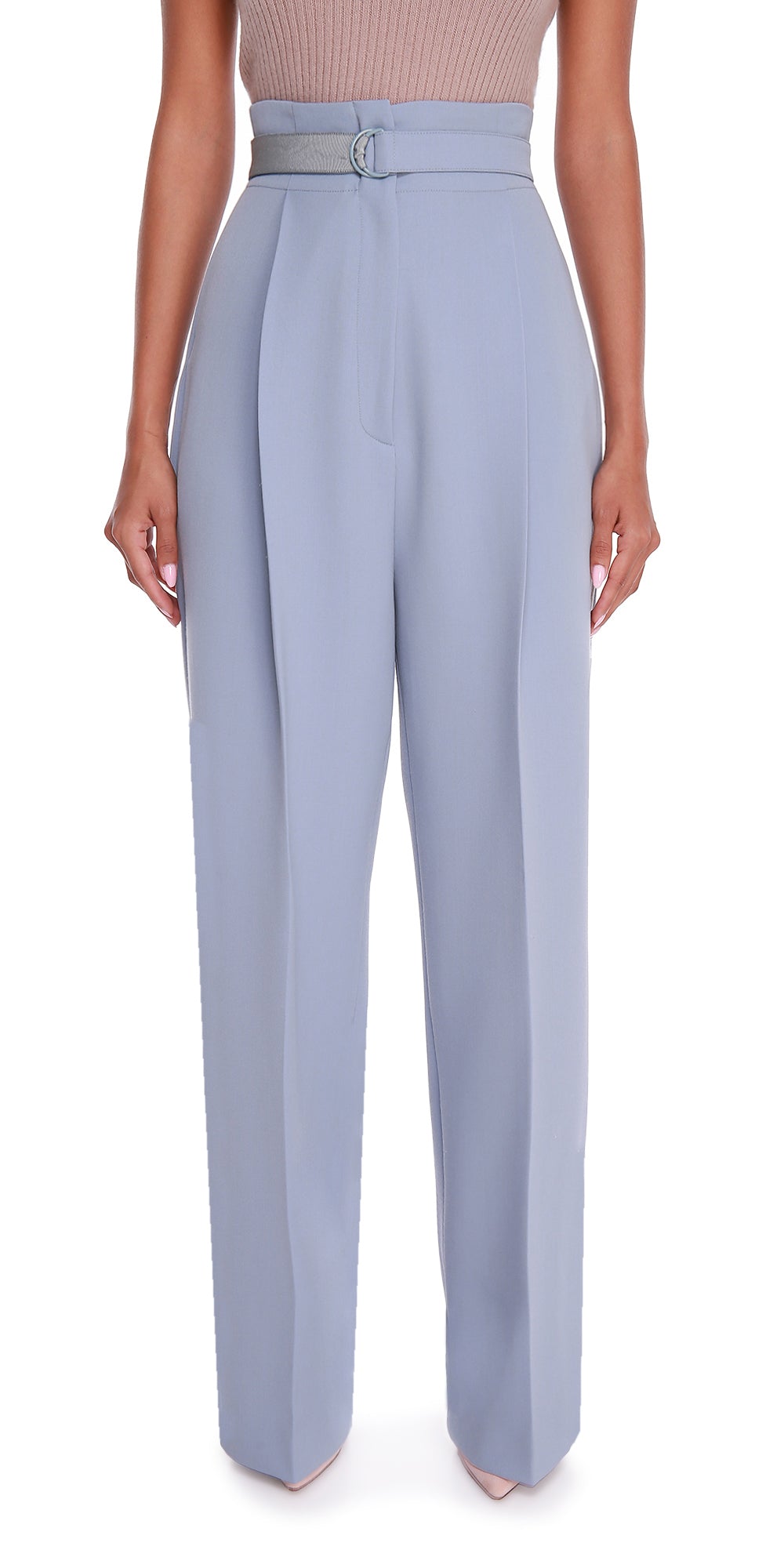 Blue High Waist Pants