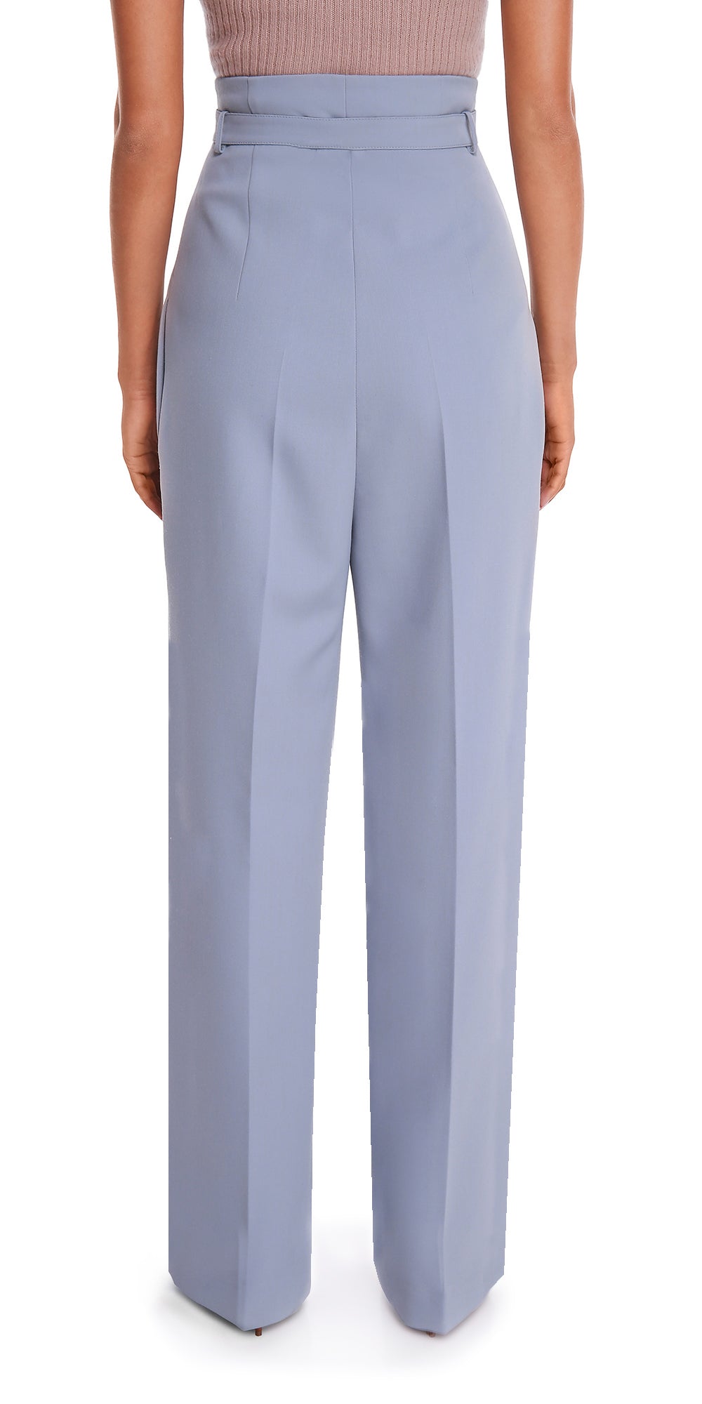 Blue High Waist Pants