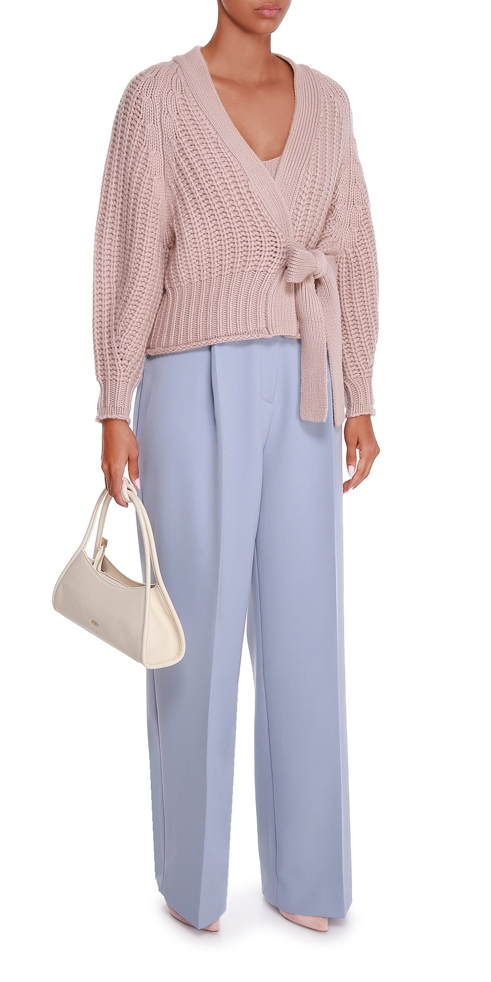 Blue High Waist Pants