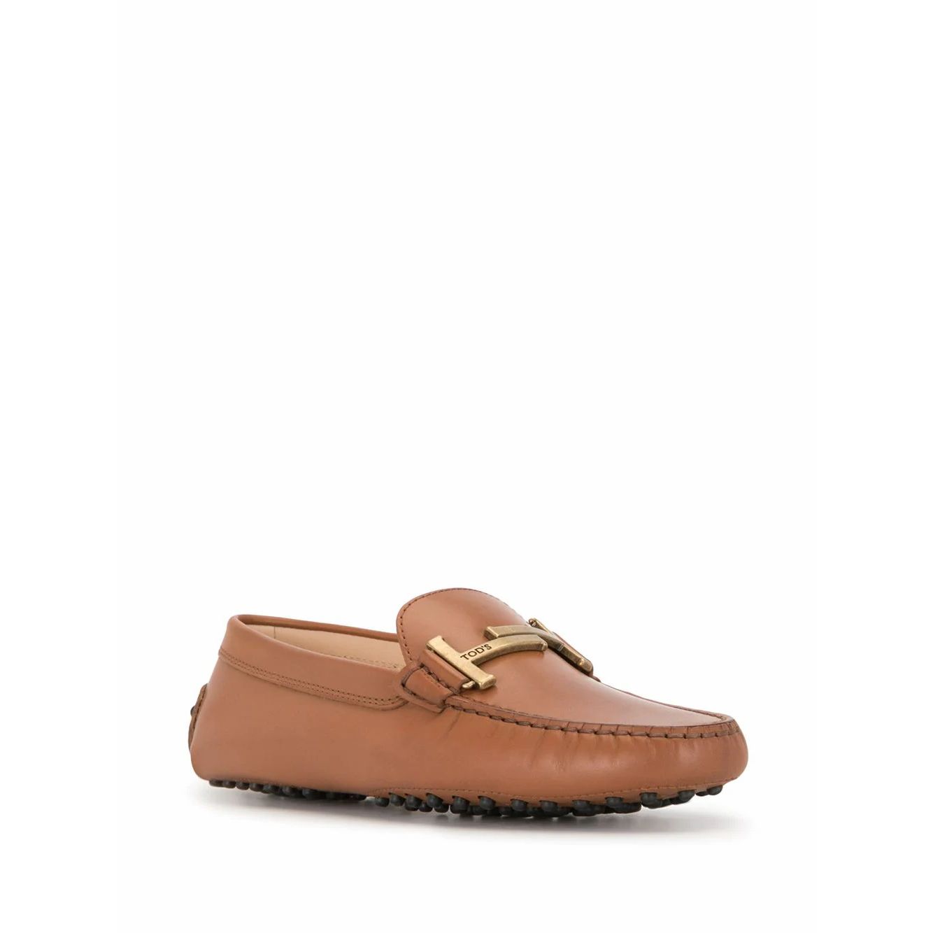 GOMMINI LOAFERS WITH DOUBLE T ACCESSORY