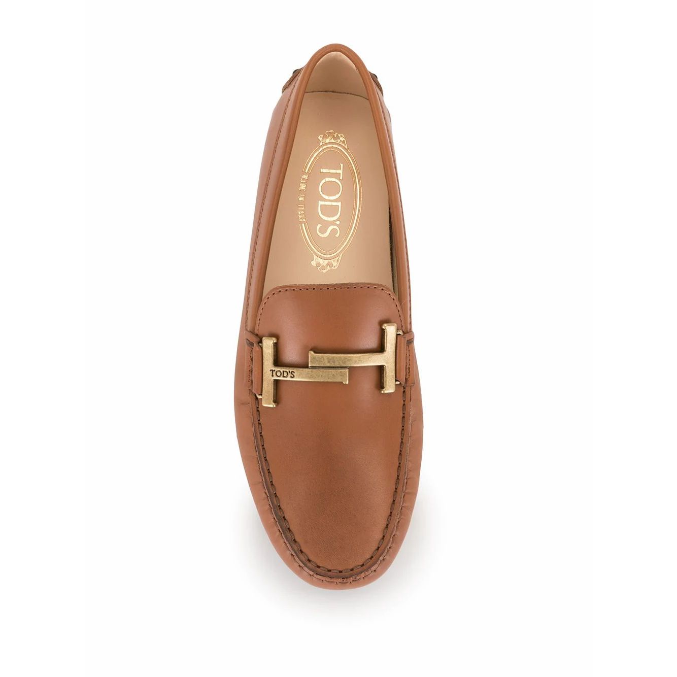 GOMMINI LOAFERS WITH DOUBLE T ACCESSORY