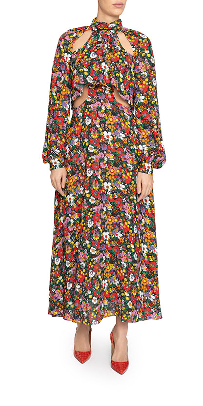 Crepe Viscose Psych Floral