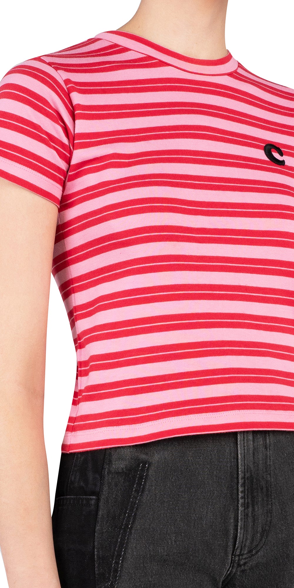 C Badge Crop T-Shirt
