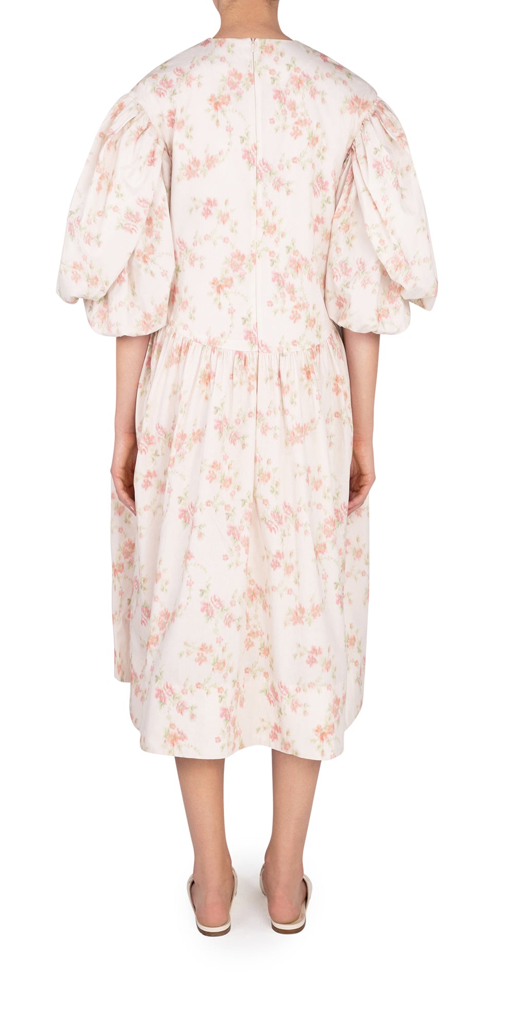 Layered Sleeve Smockdress