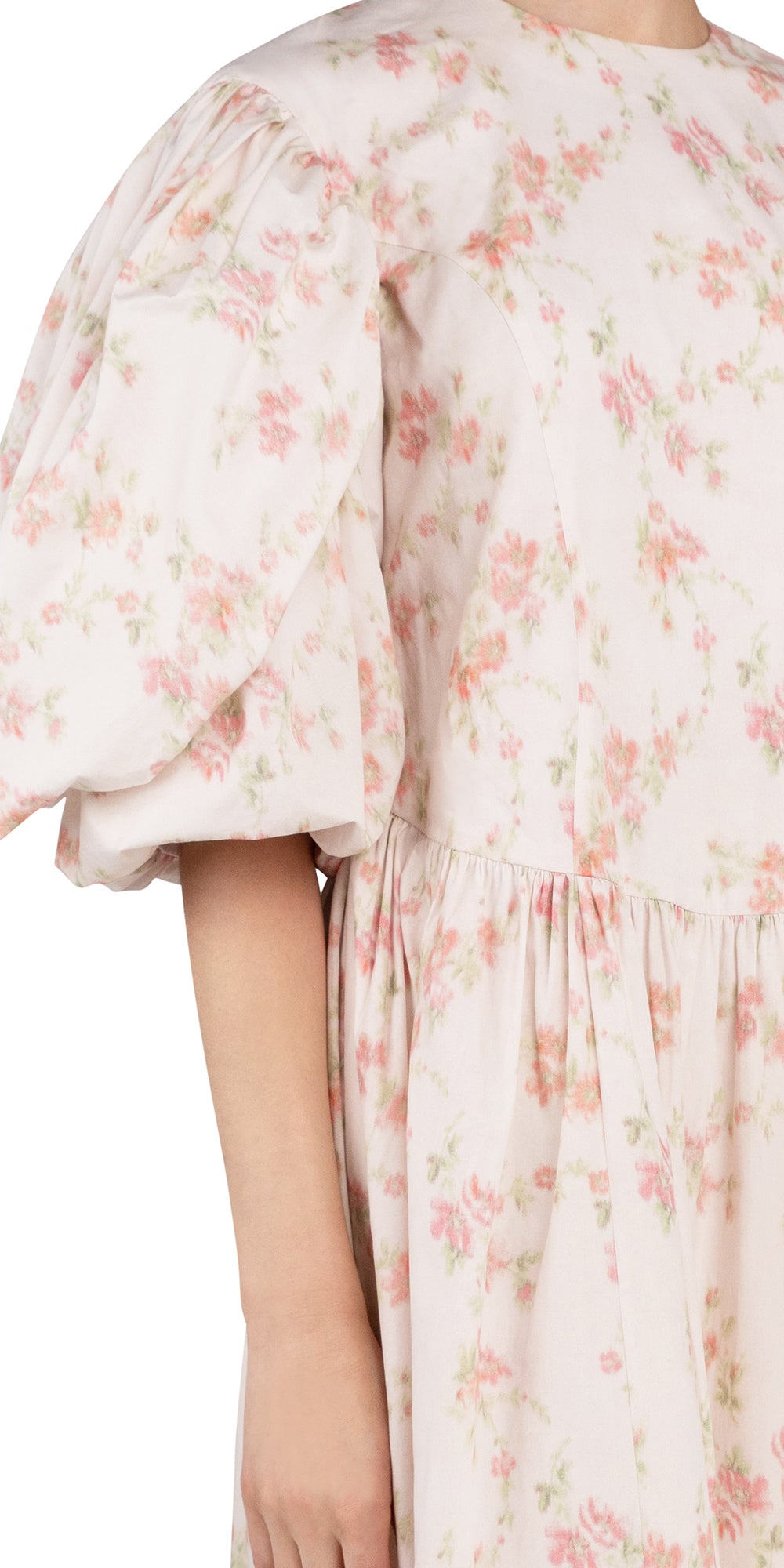 Layered Sleeve Smockdress