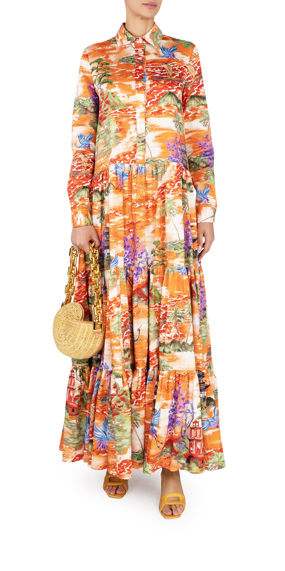 Pattern Maxi Dress