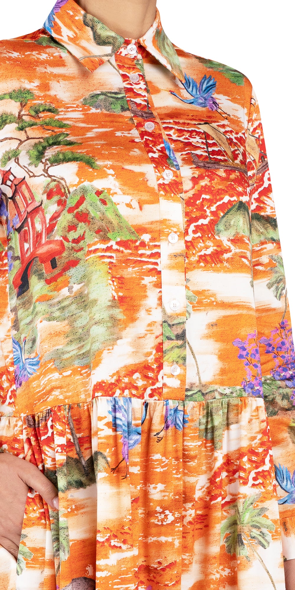 Pattern Maxi Dress