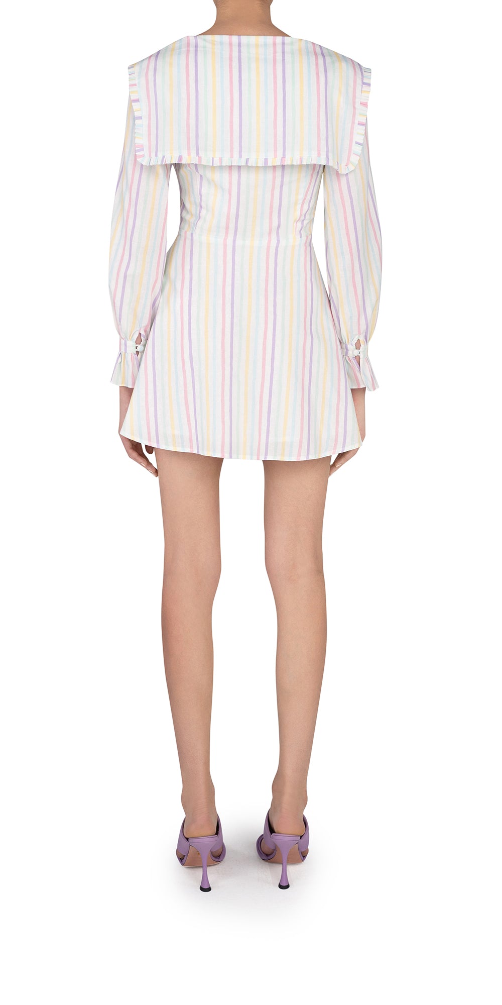 Oversized Collar Mini Dress