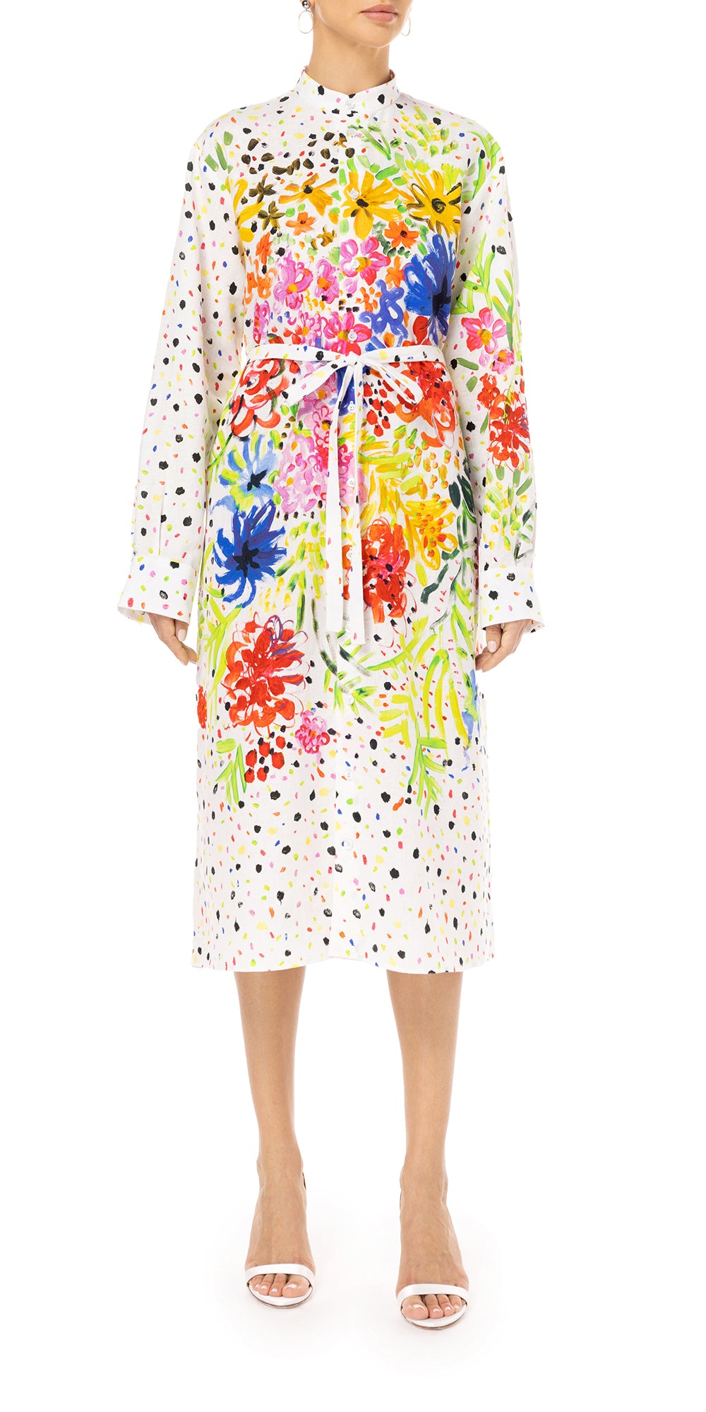 Floral Shirt Dress