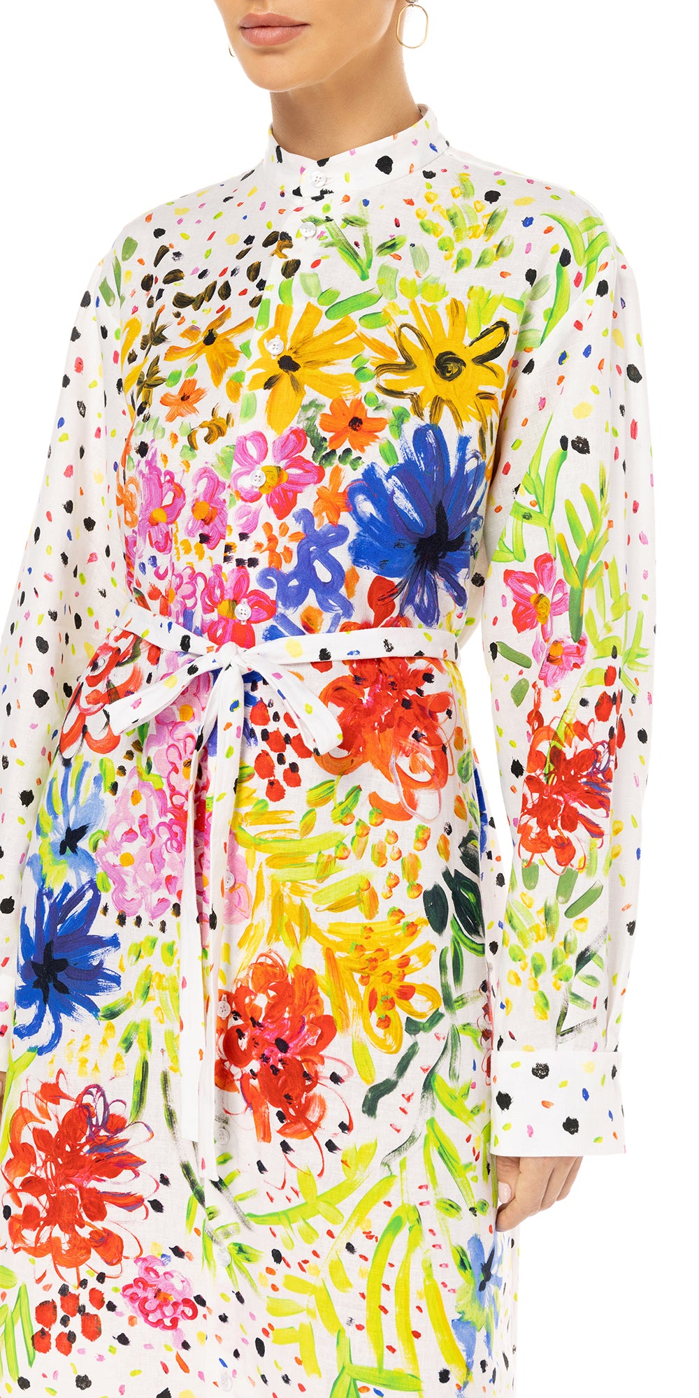 Floral Shirt Dress