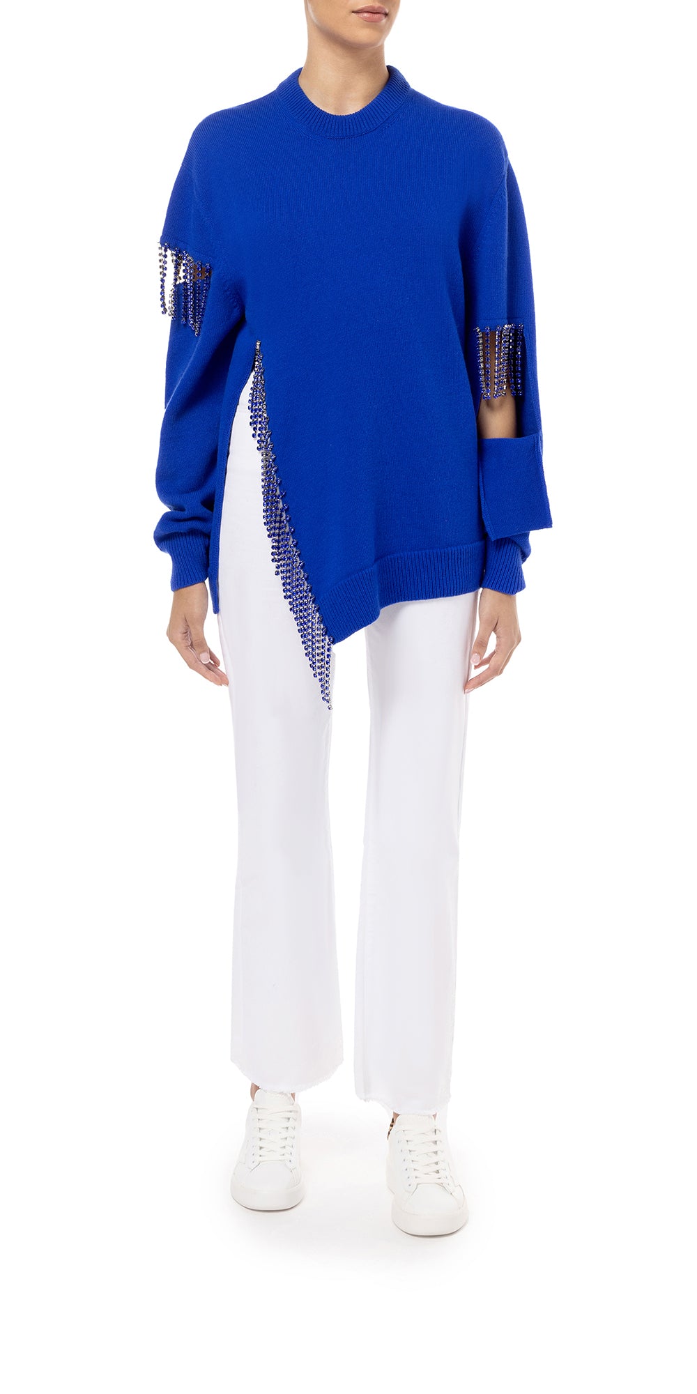 Cutout Cupchain Sweater