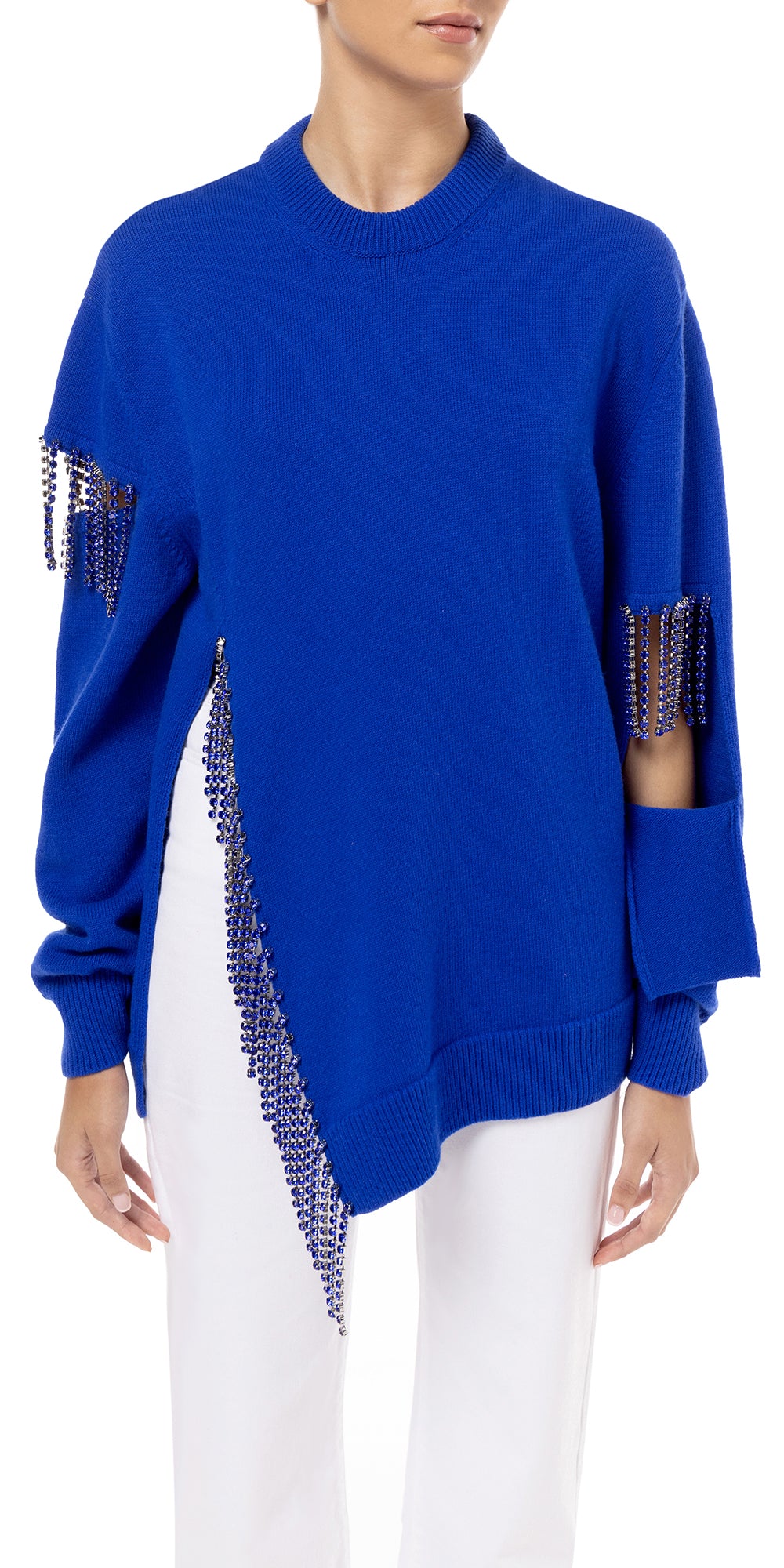 Cutout Cupchain Sweater