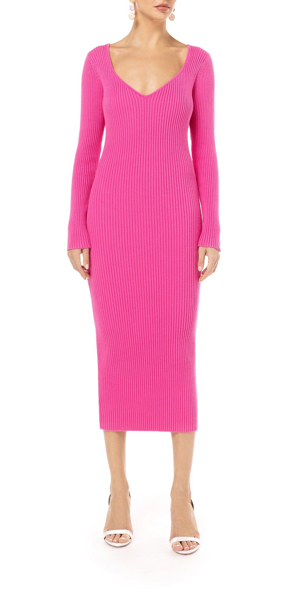 Farah Knitted Midi Dress