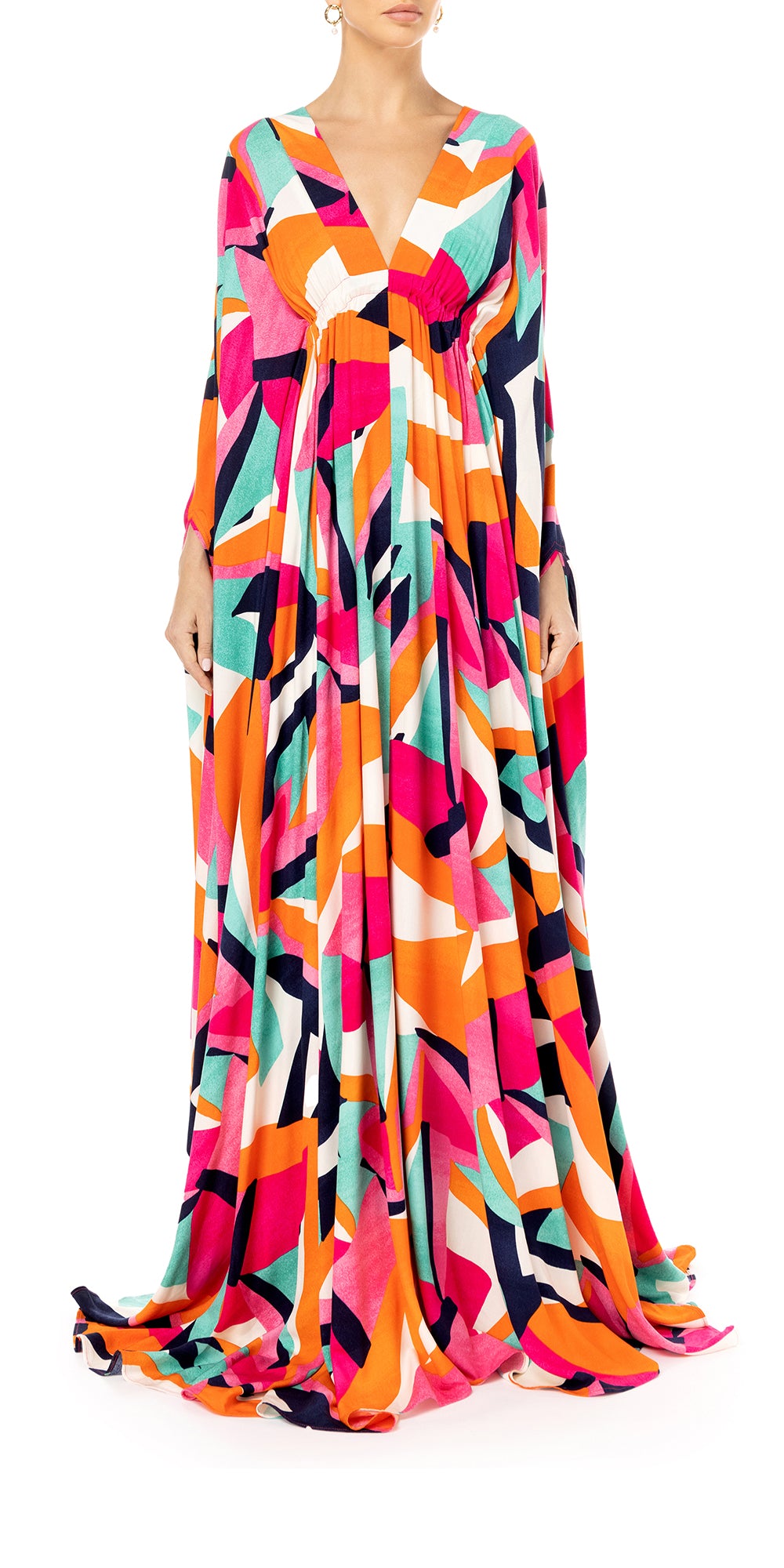 Multicolour Picasso Kaftan