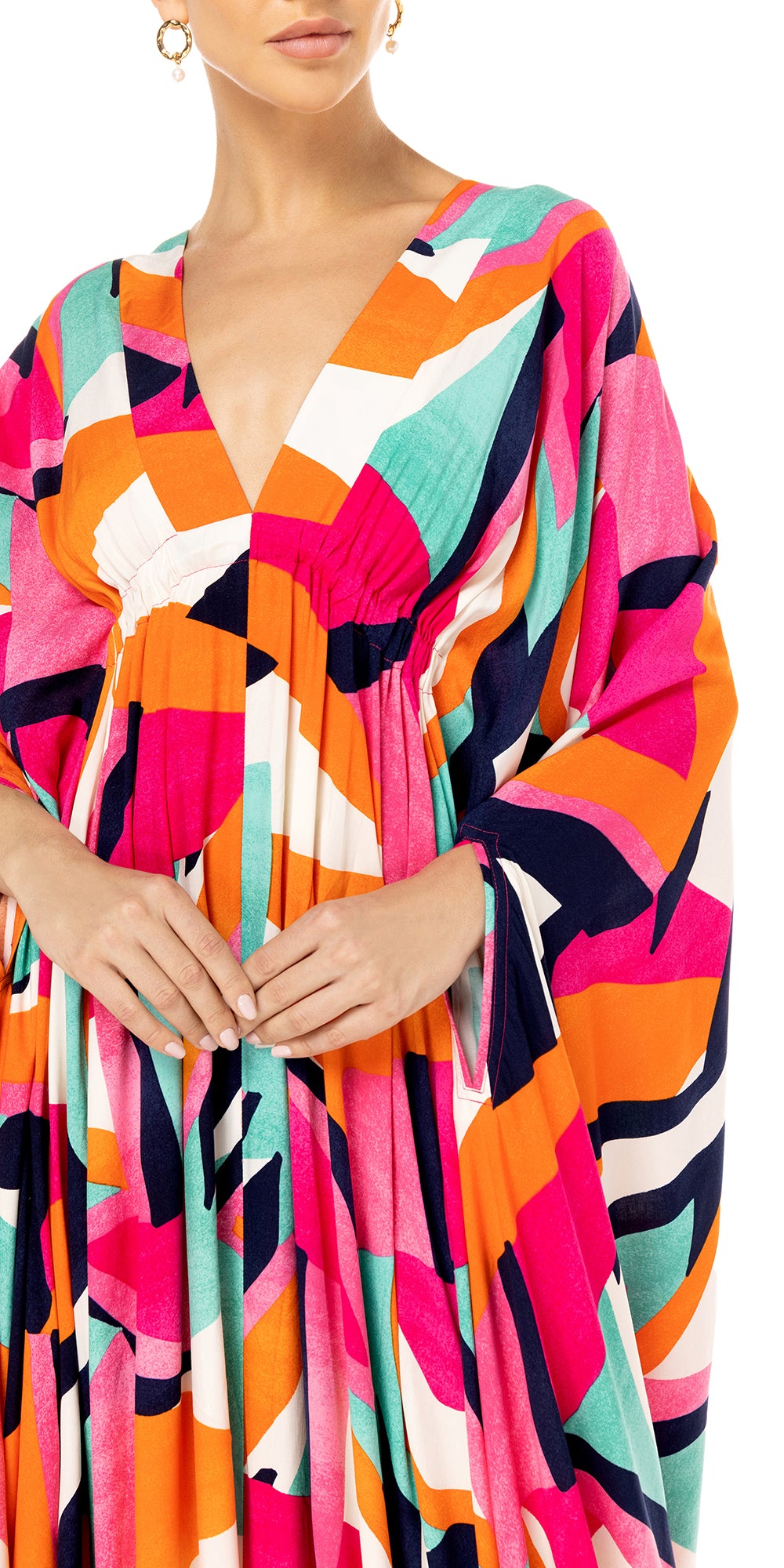 Multicolour Picasso Kaftan