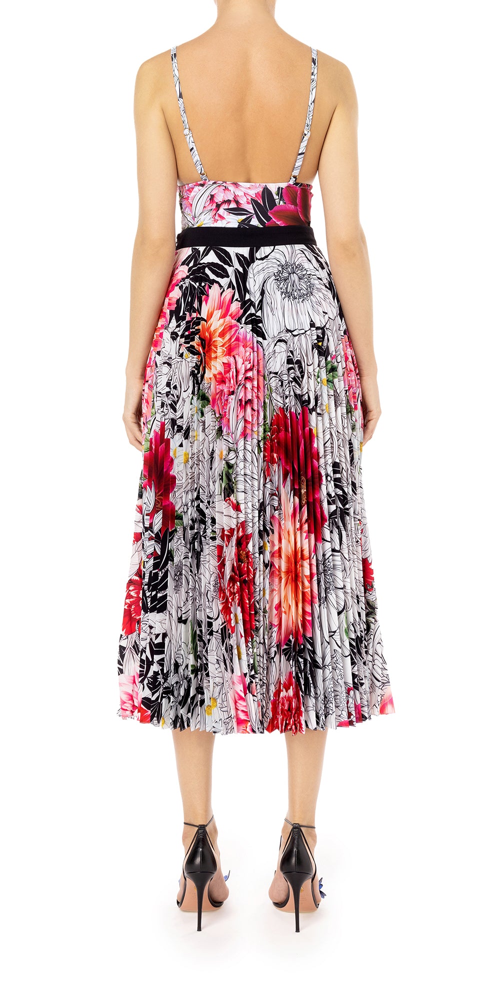Pleated Midi Skirt