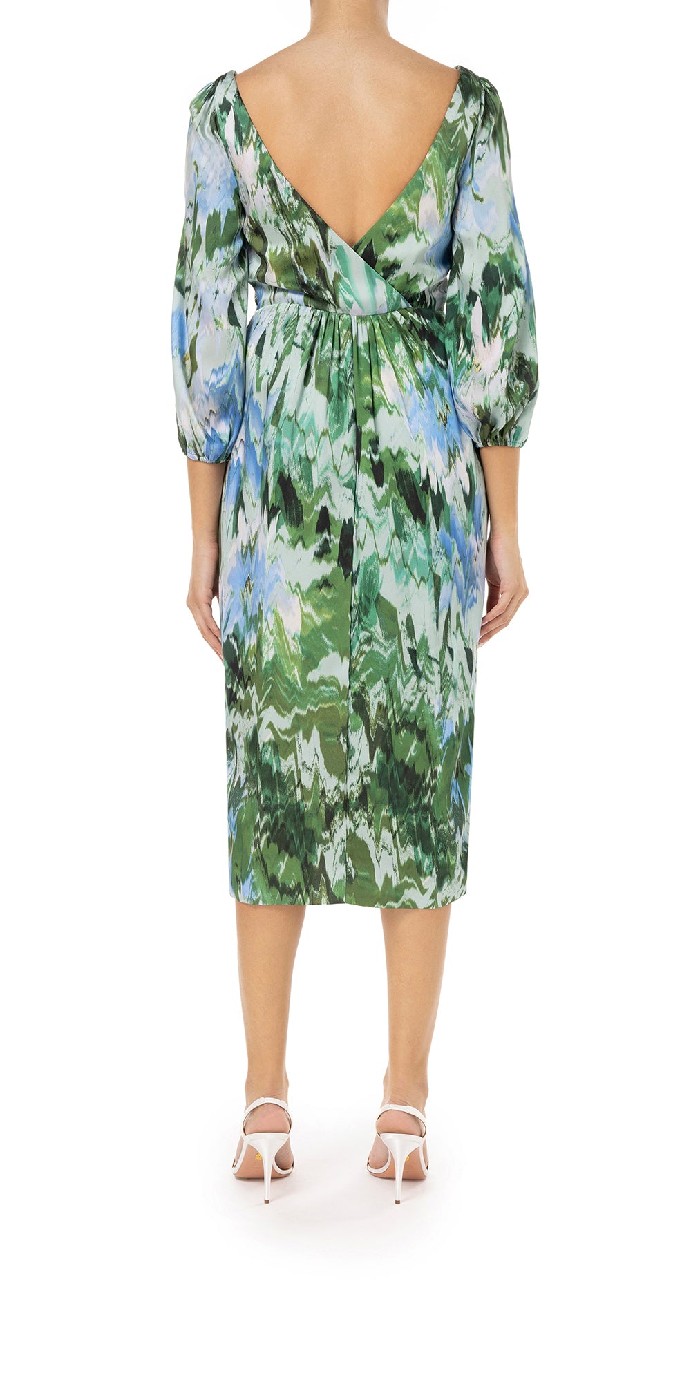 Satin Midi Dress