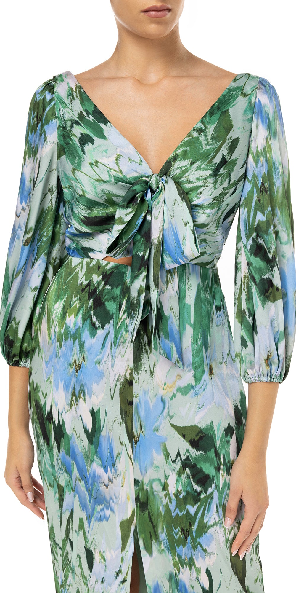 Satin Midi Dress