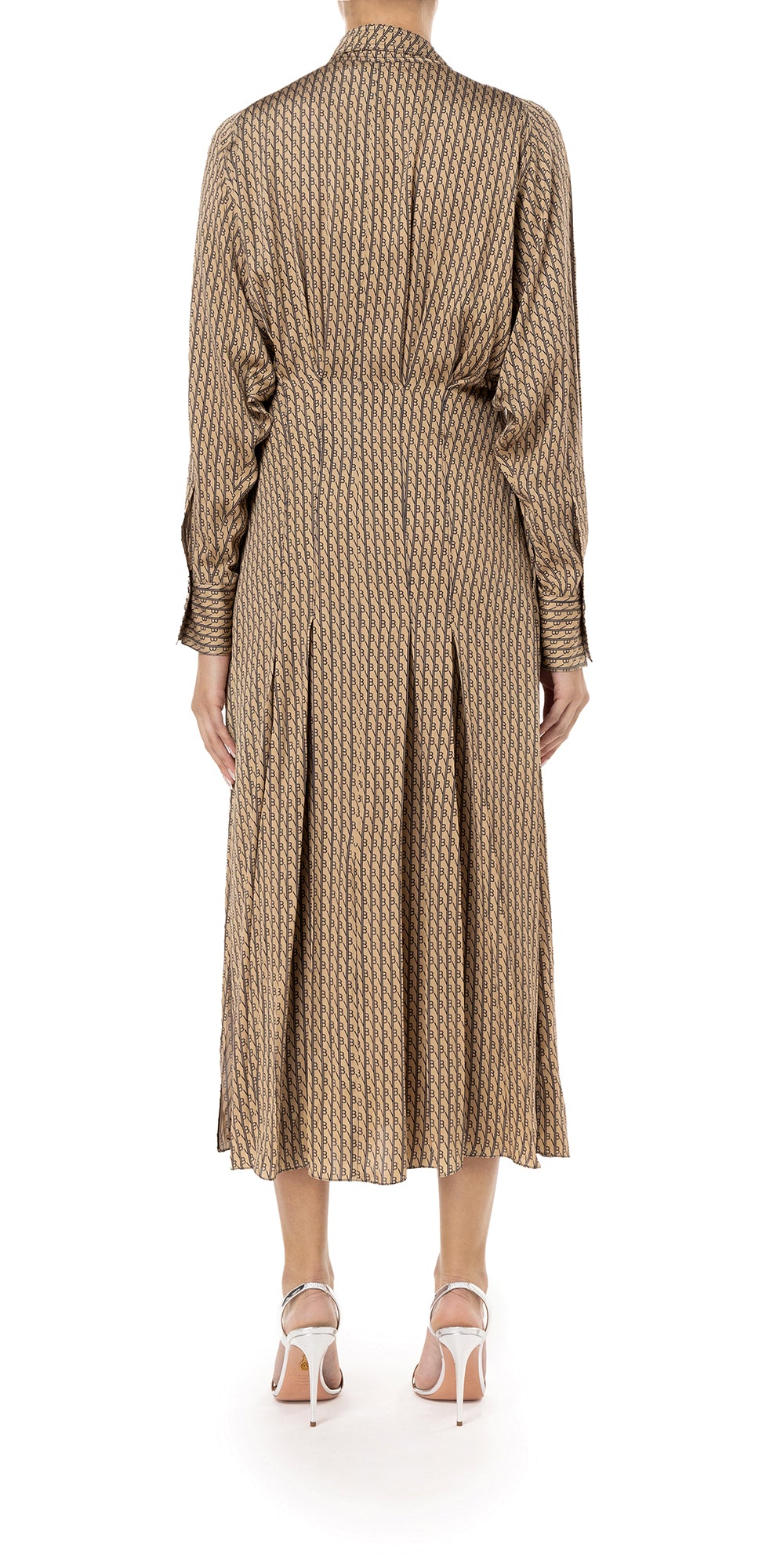 Pleated Shirt Dress