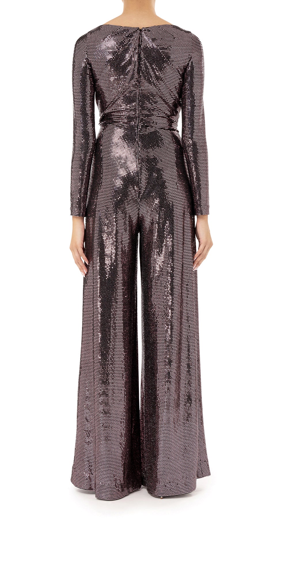 Sequin Wide Leg Jumpsuit