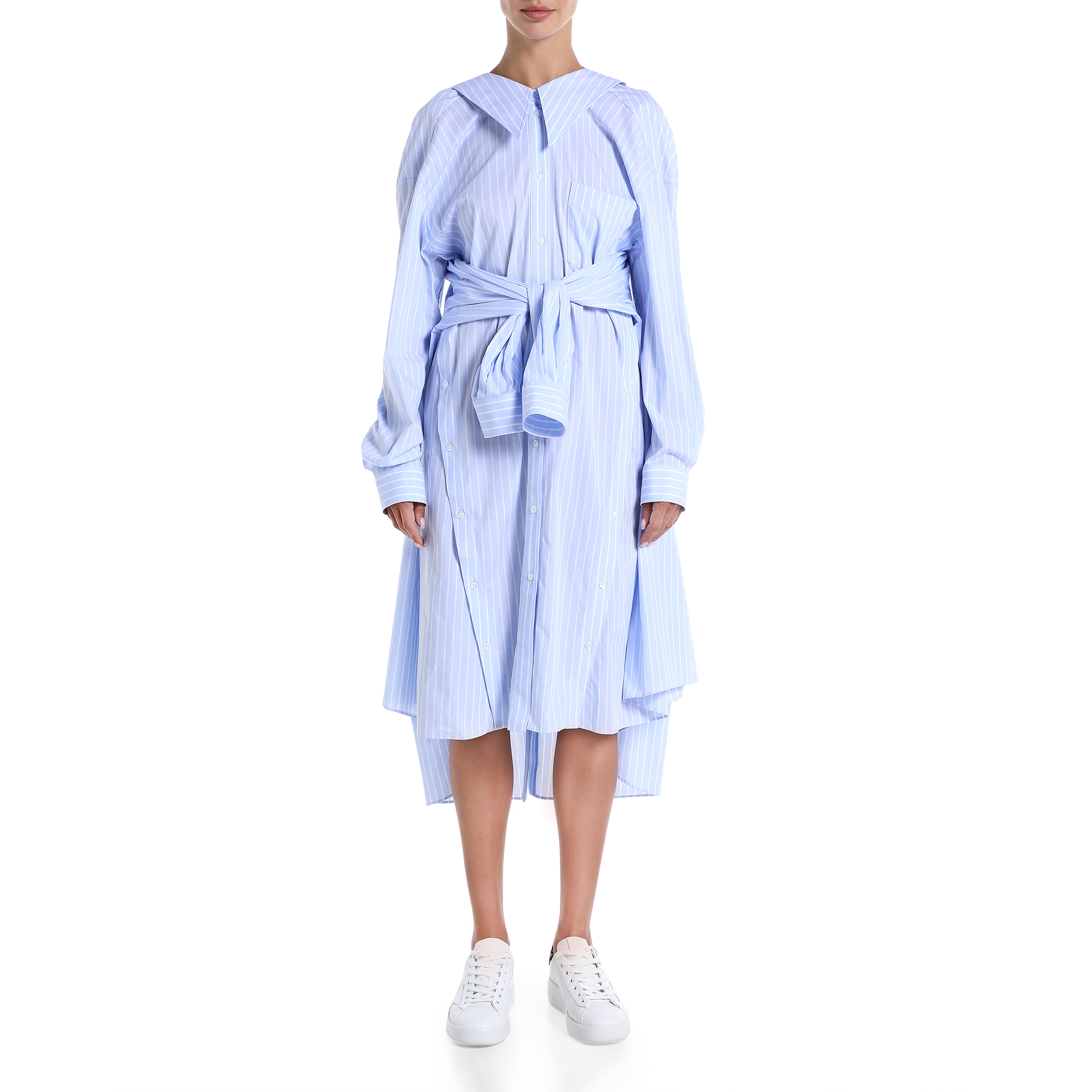 Four-Sleeve Shirt Dress