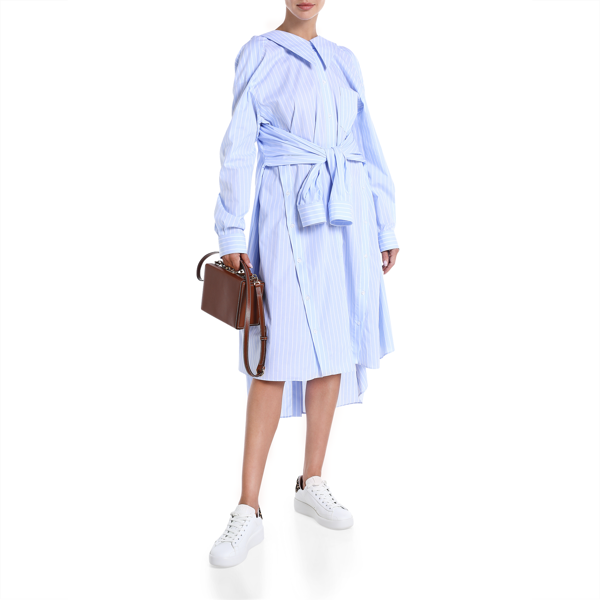 Four-Sleeve Shirt Dress