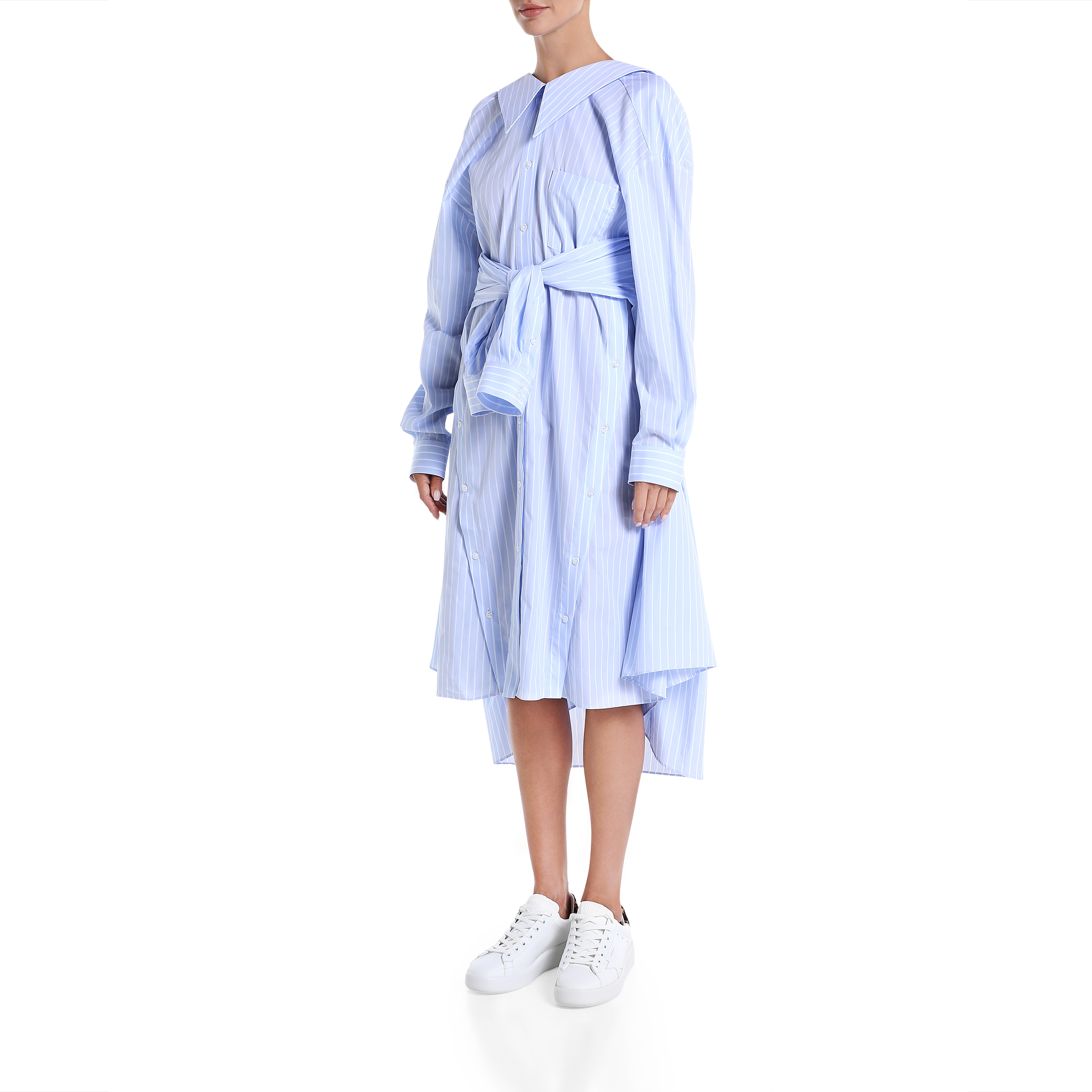 Four-Sleeve Shirt Dress