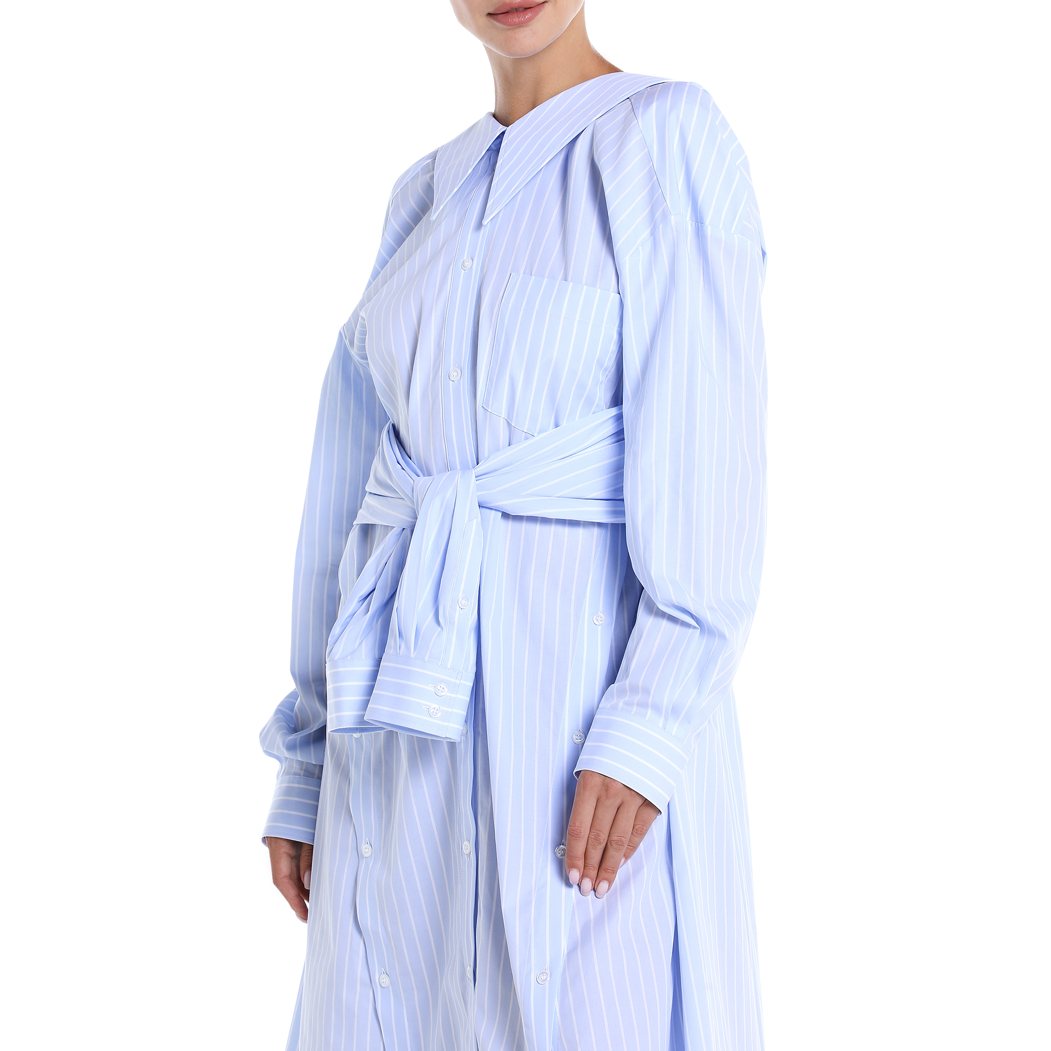 Four-Sleeve Shirt Dress