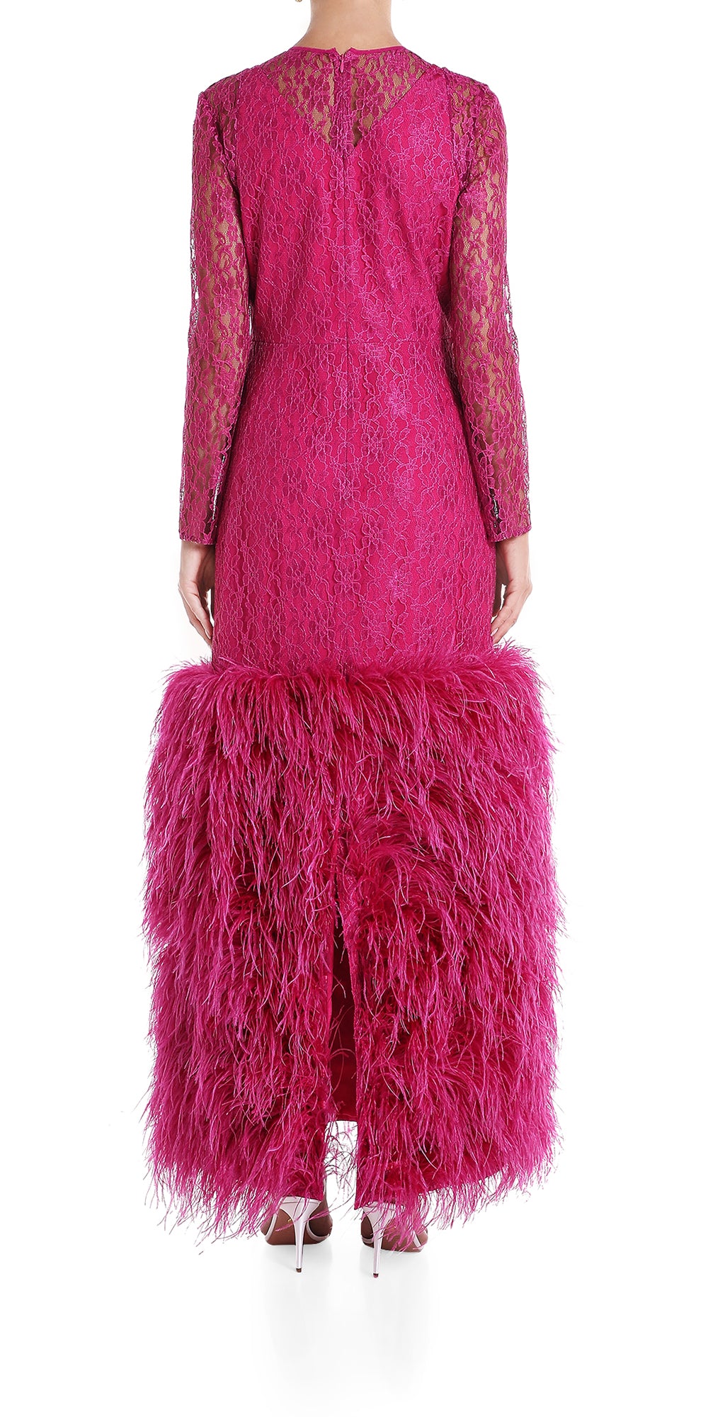 Najwa Feather Gown