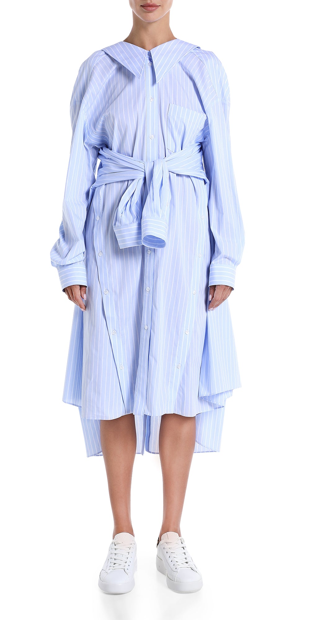 Four-Sleeve Shirt Dress