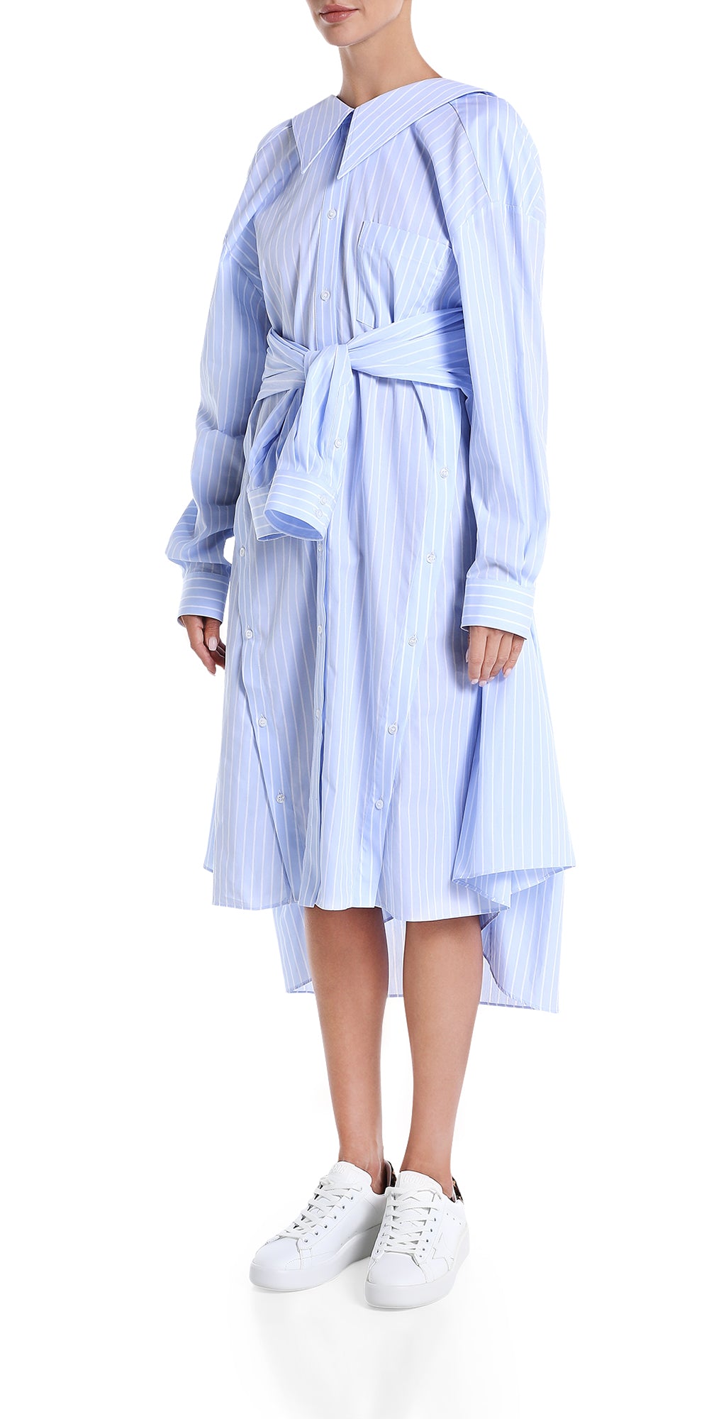 Four-Sleeve Shirt Dress
