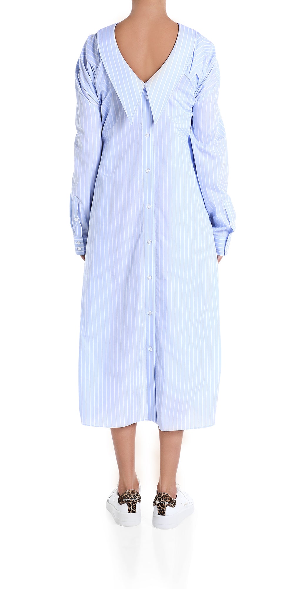 Four-Sleeve Shirt Dress