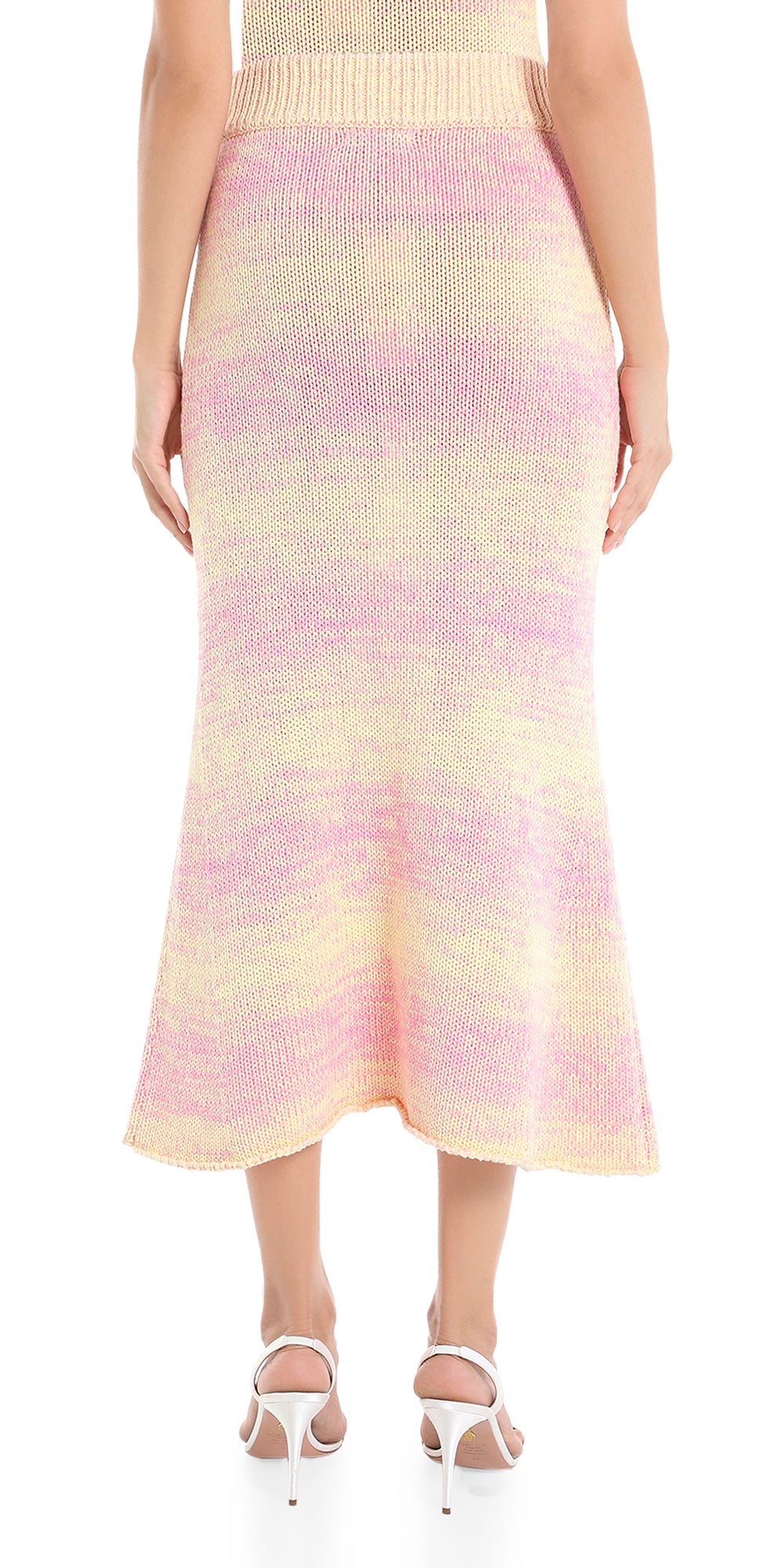 Maddox Striped Midi Skirt