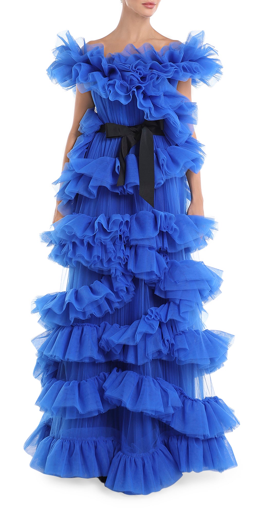 Mariel Tiered Ruffle Gown
