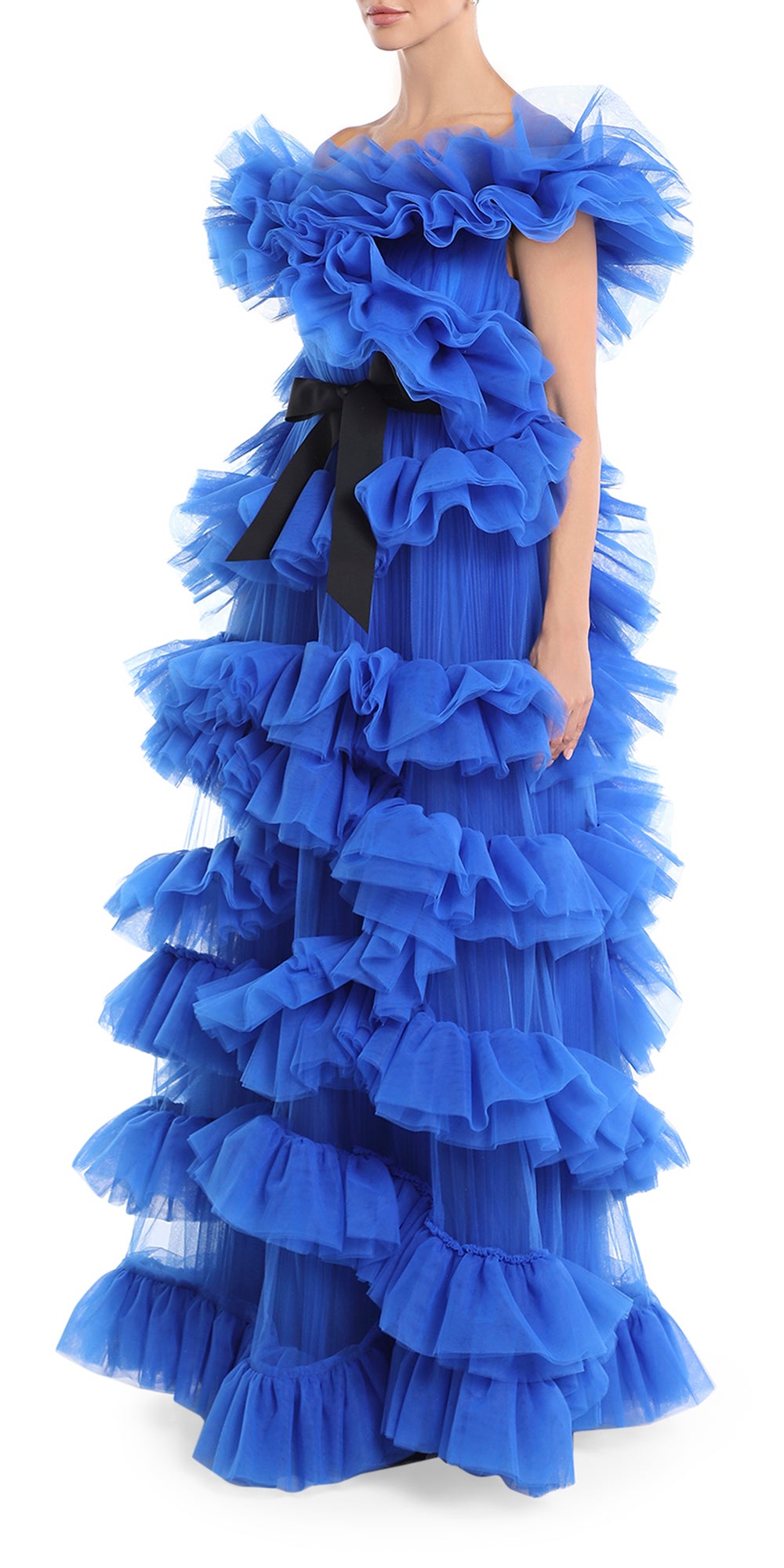 Mariel Tiered Ruffle Gown