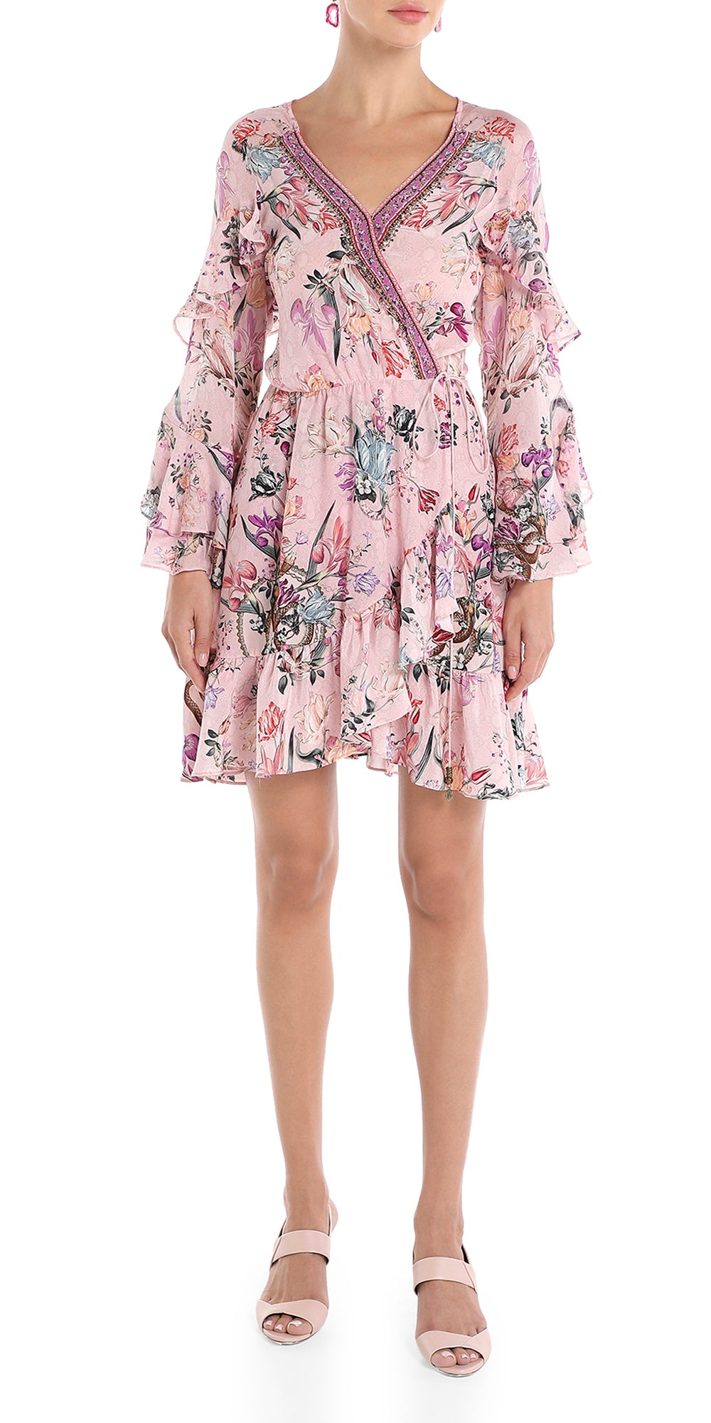 Ruffled Mini Dress