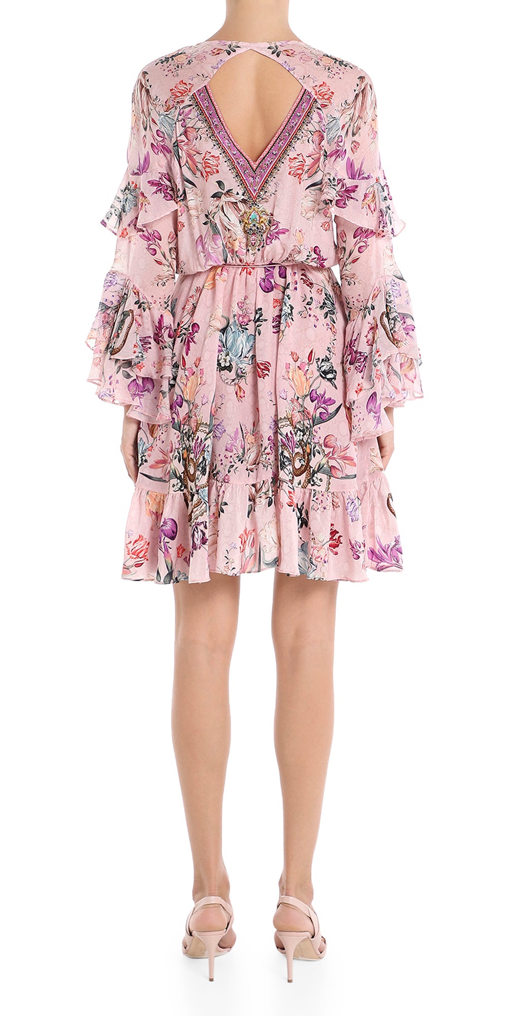 Ruffled Mini Dress