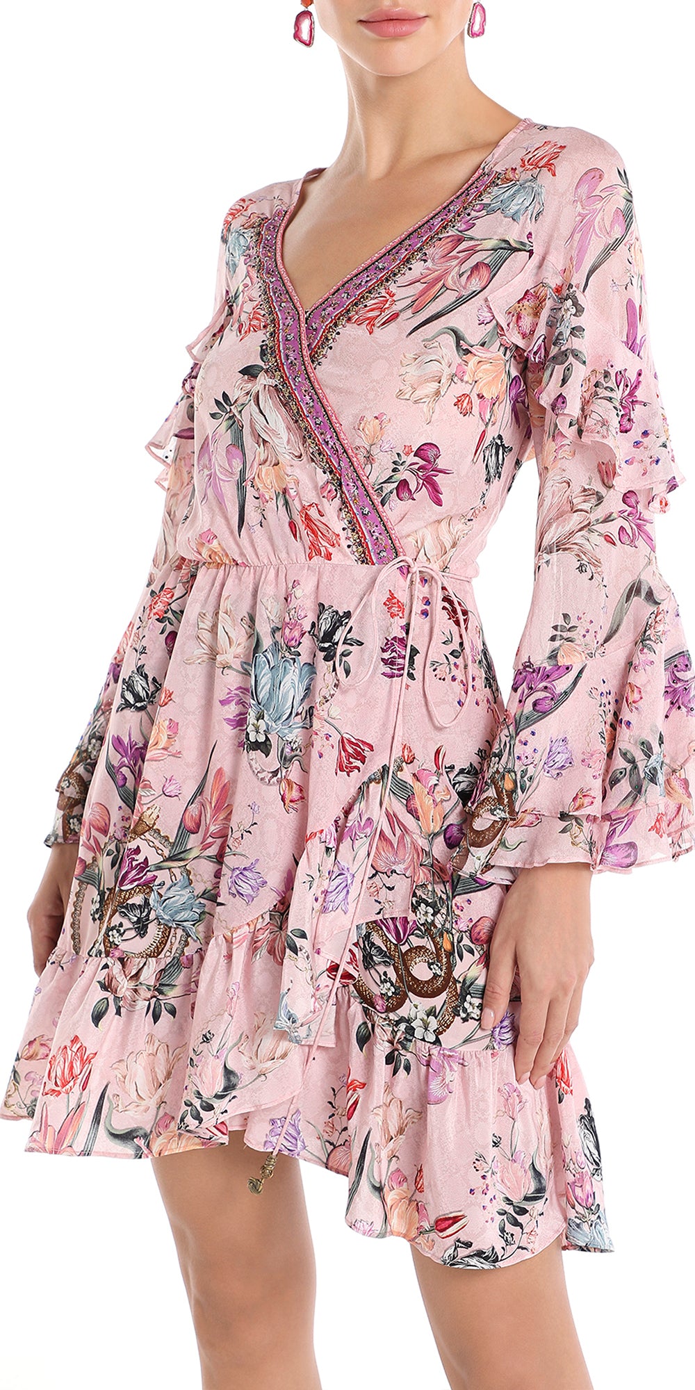 Ruffled Mini Dress