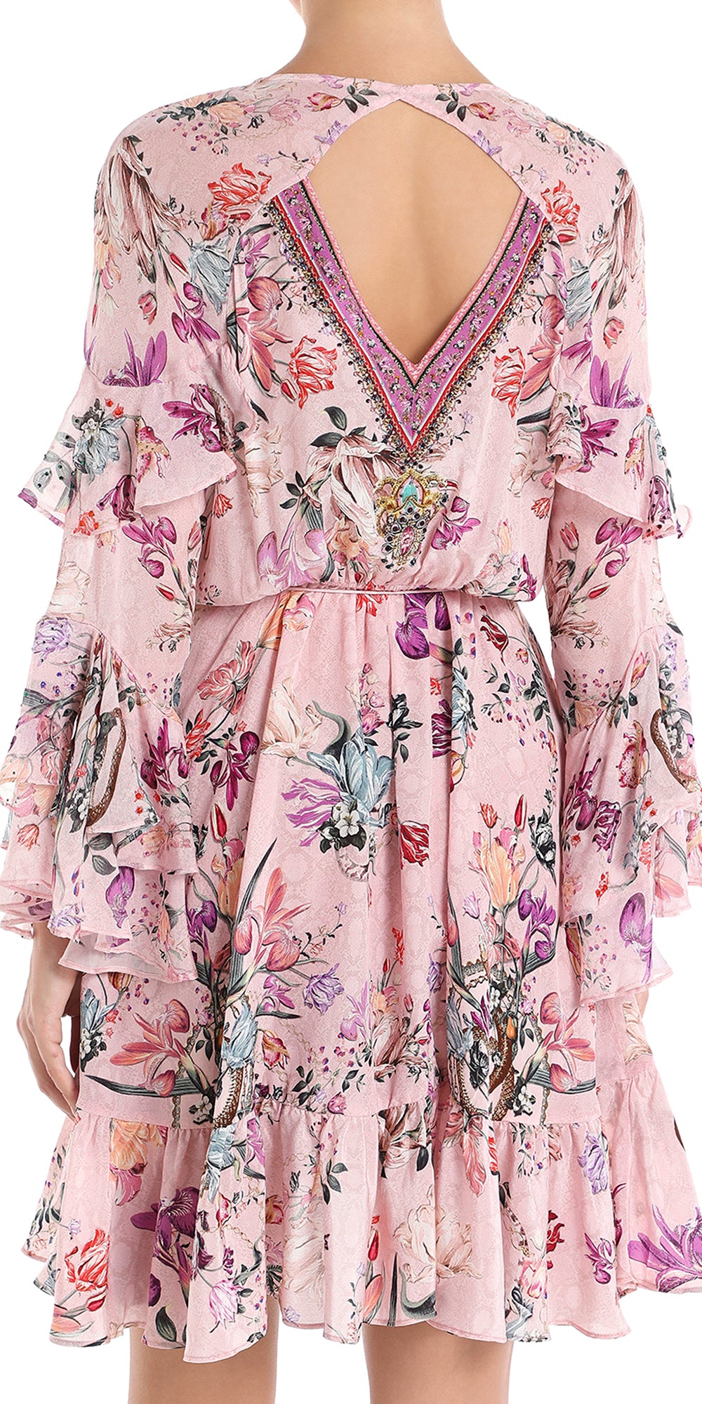 Ruffled Mini Dress