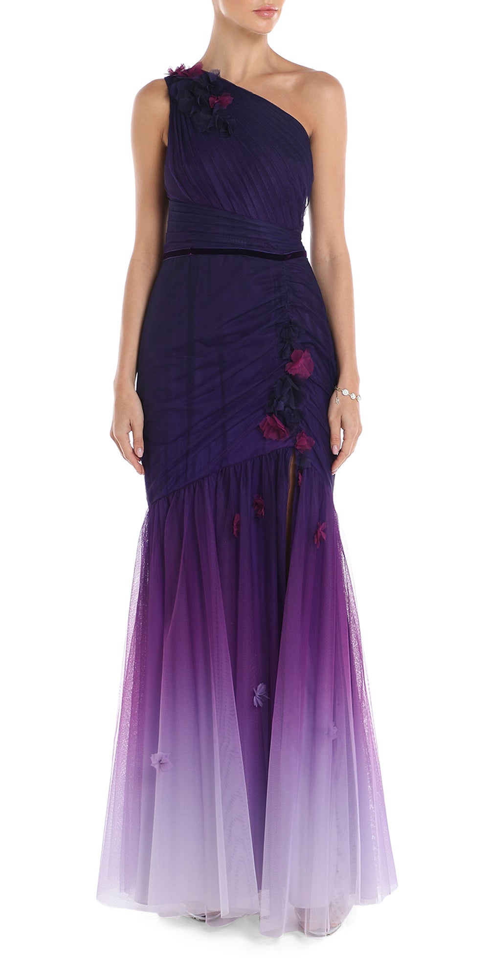 Ombre Tulle Mermaid Gown