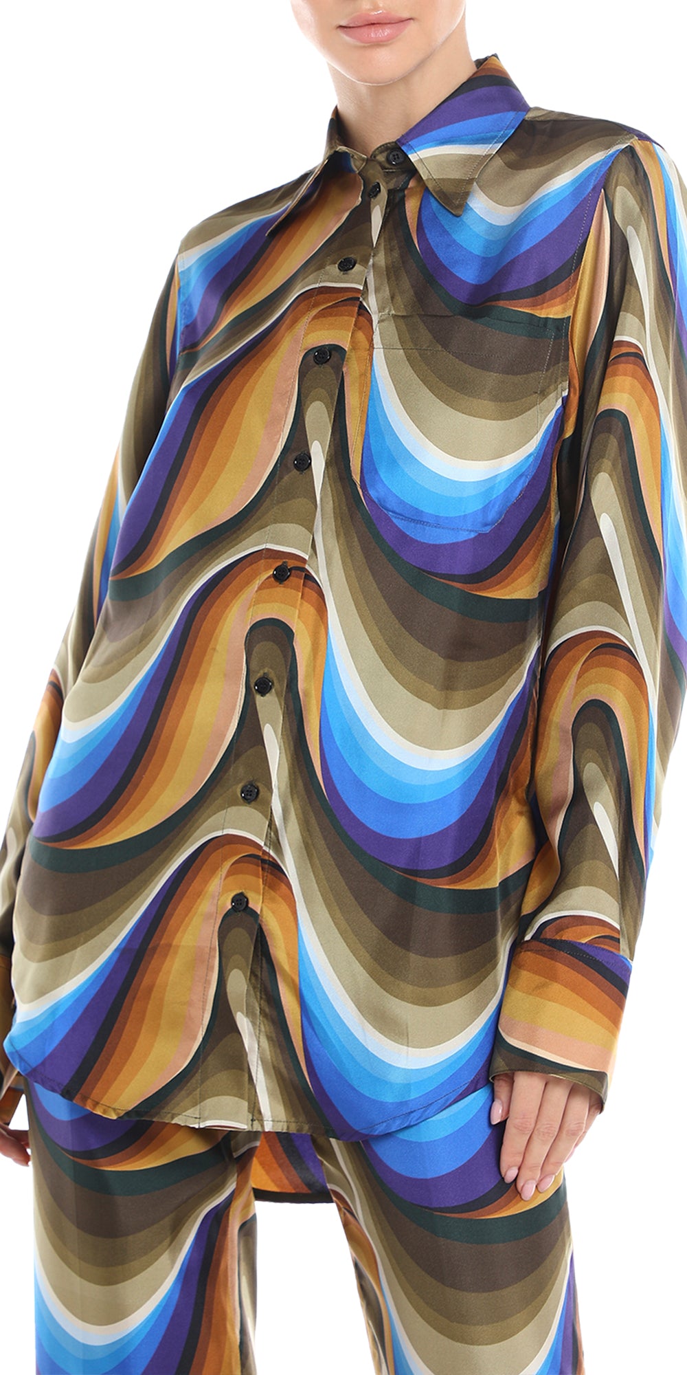 Pointed Collar Shirt