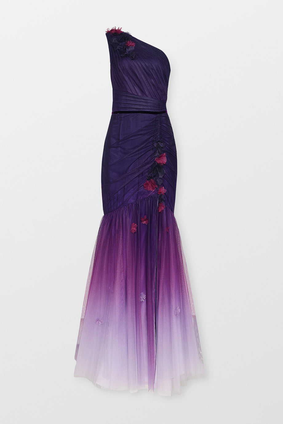 Ombre Tulle Mermaid Gown